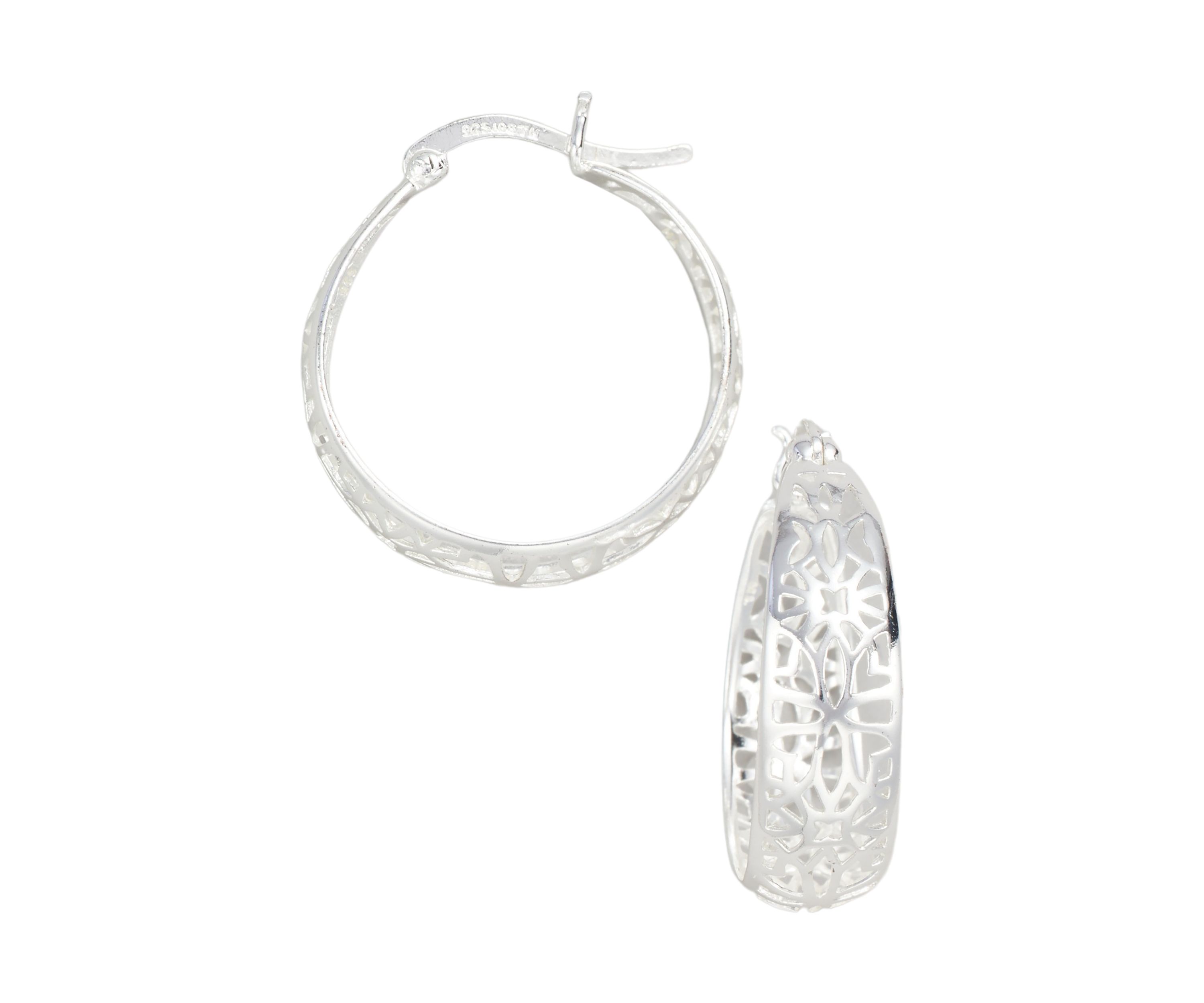 Filigree Hoop Earrings 
