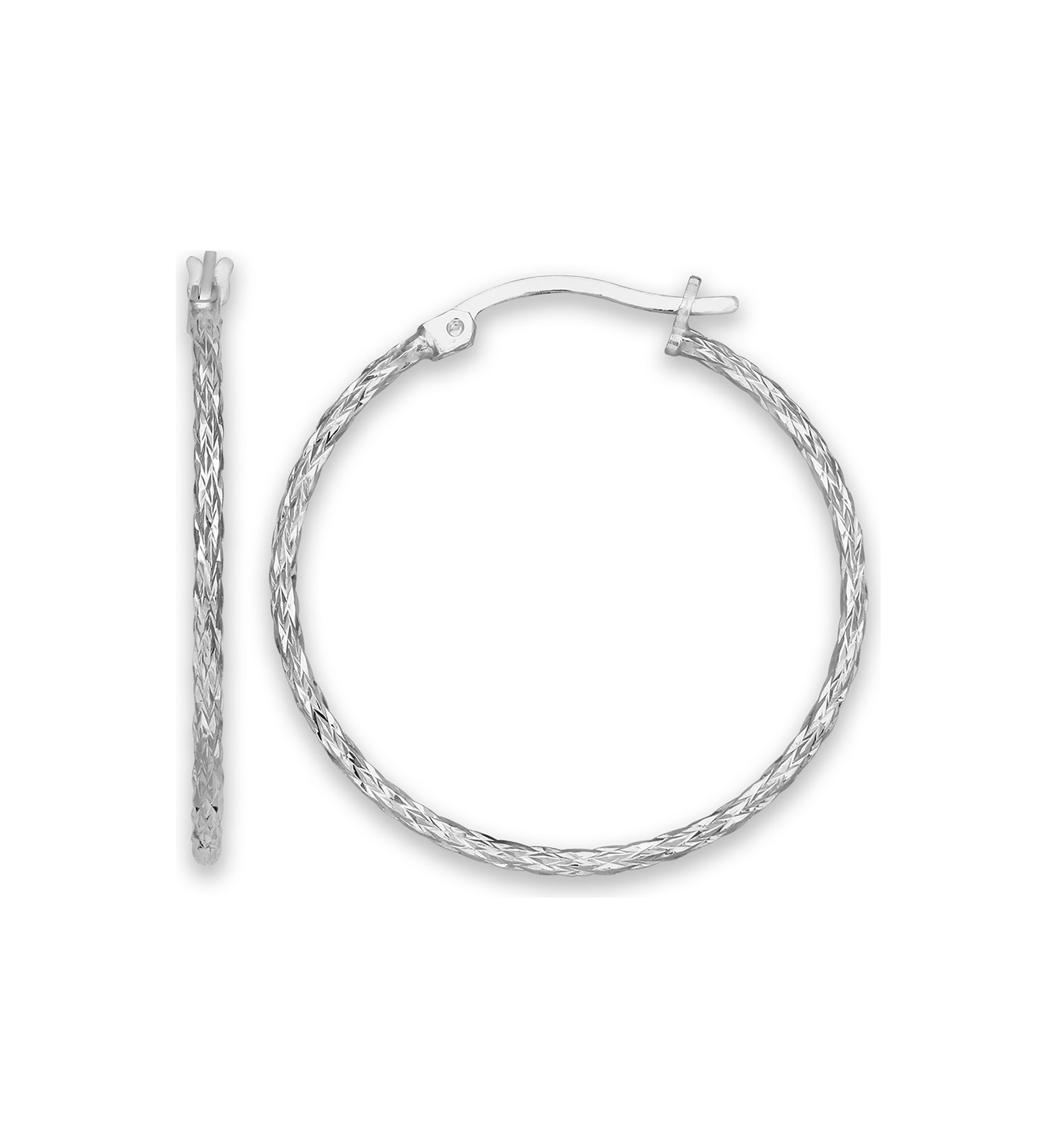 Sterling Silver Hoops