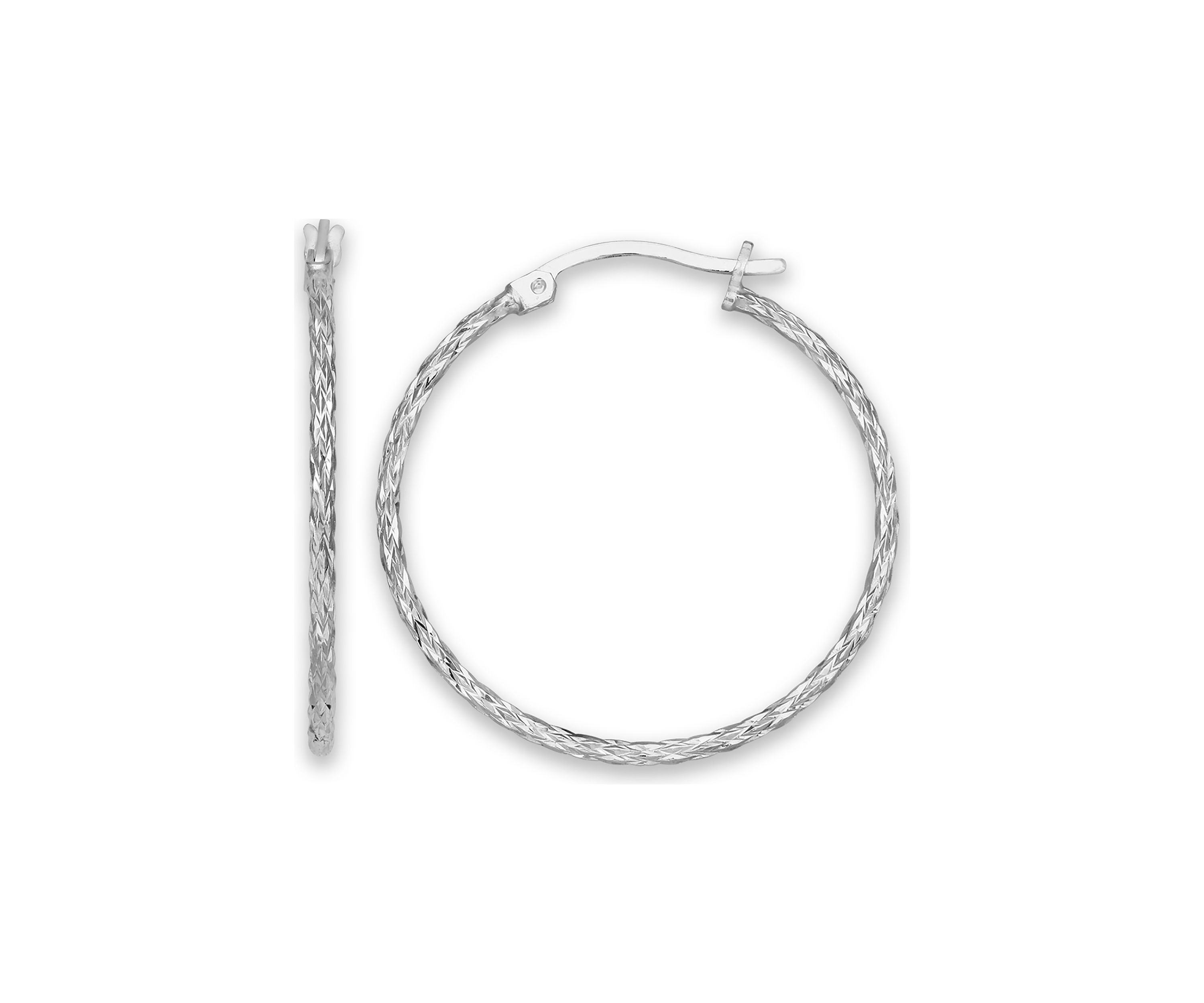 Sterling Silver Hoops