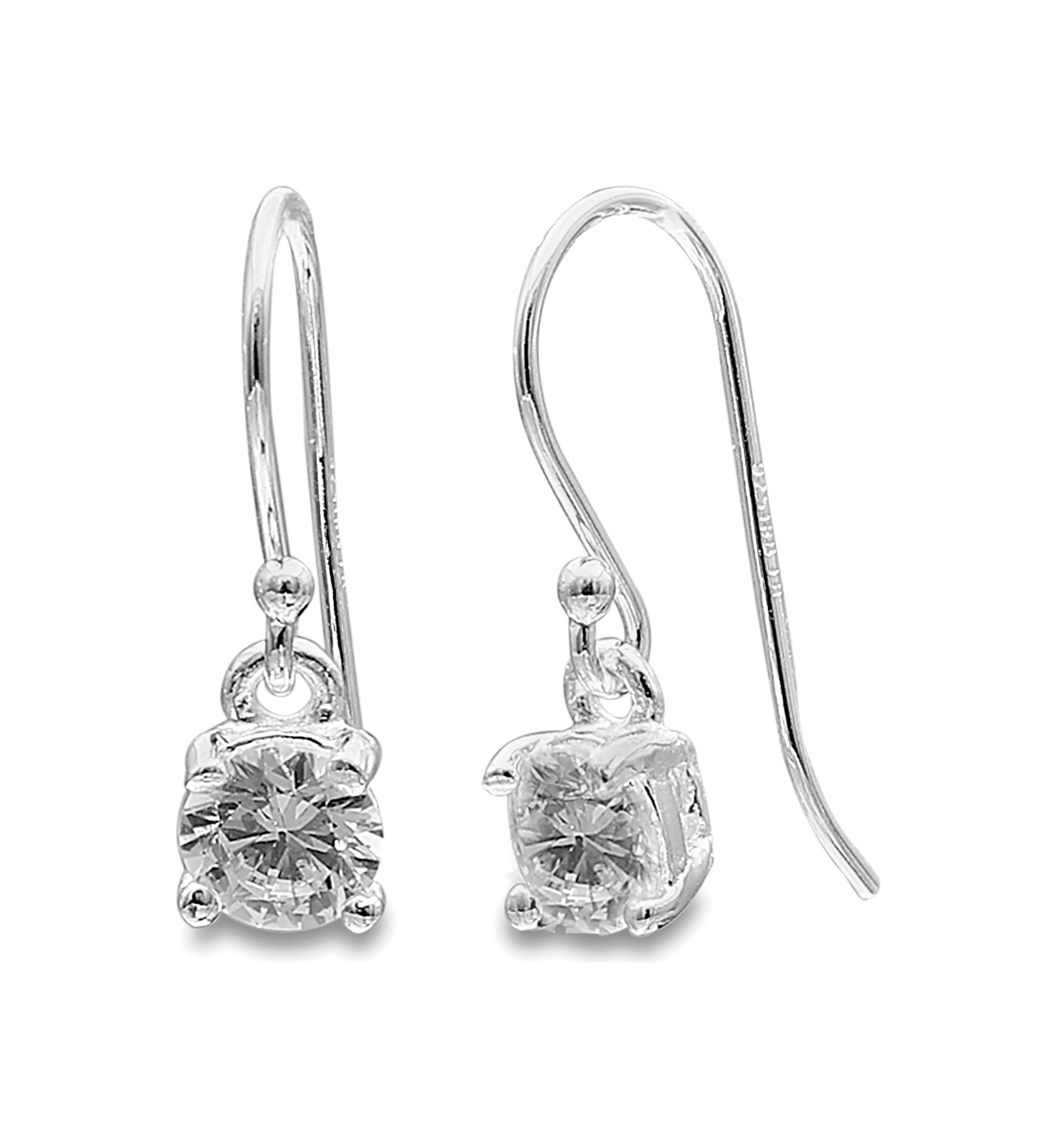 1 ct. t.w. Cubic Zirconia Drop Earrings 
