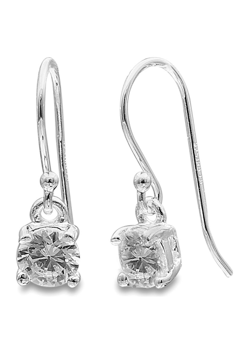 1 ct. t.w. Cubic Zirconia Drop Earrings 
