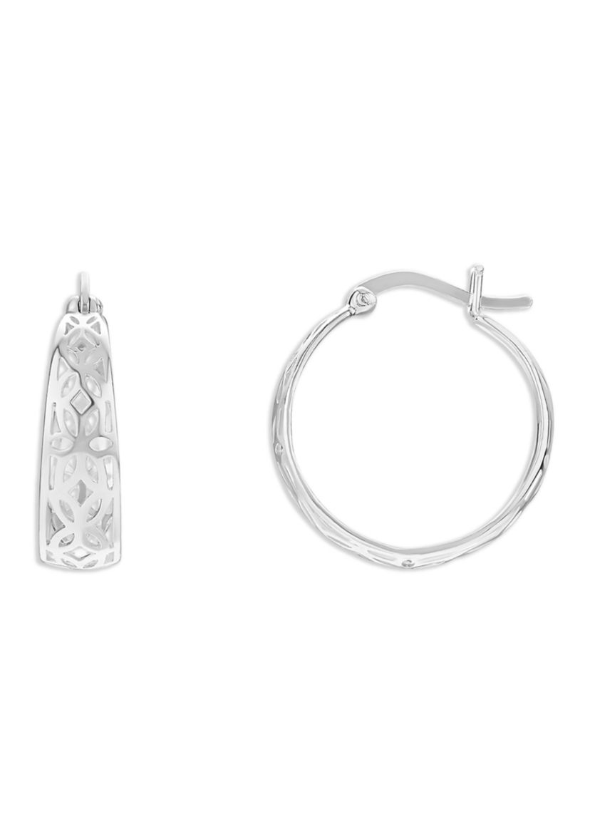 Filigree Hoop Earrings