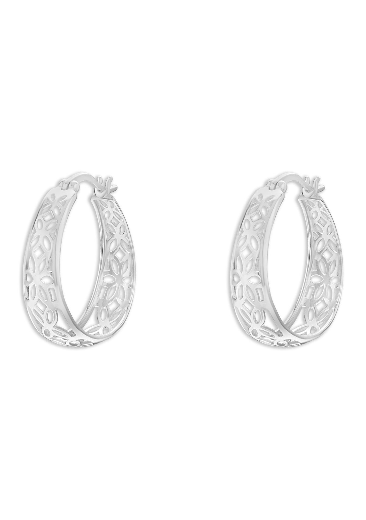 Filigree Hoop Earrings