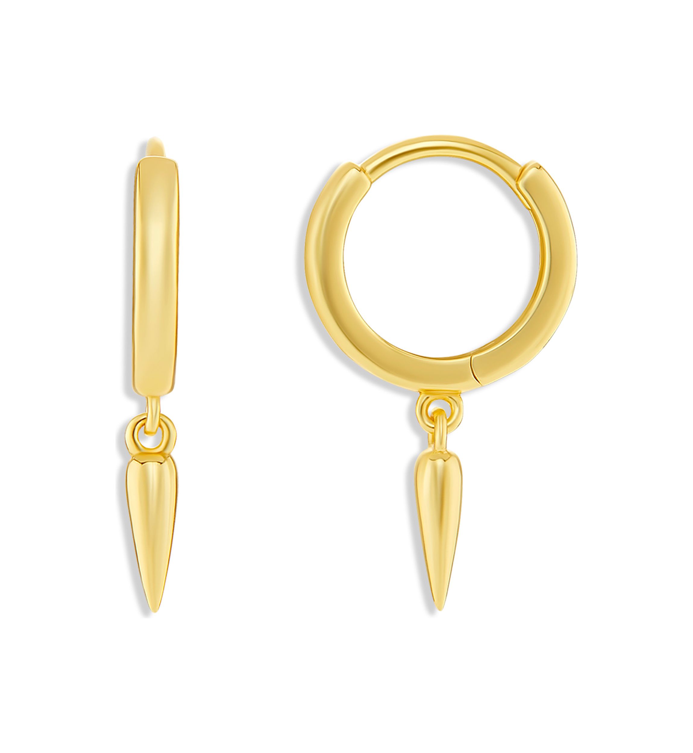 Gold Tone Earrings Hoop Earrings