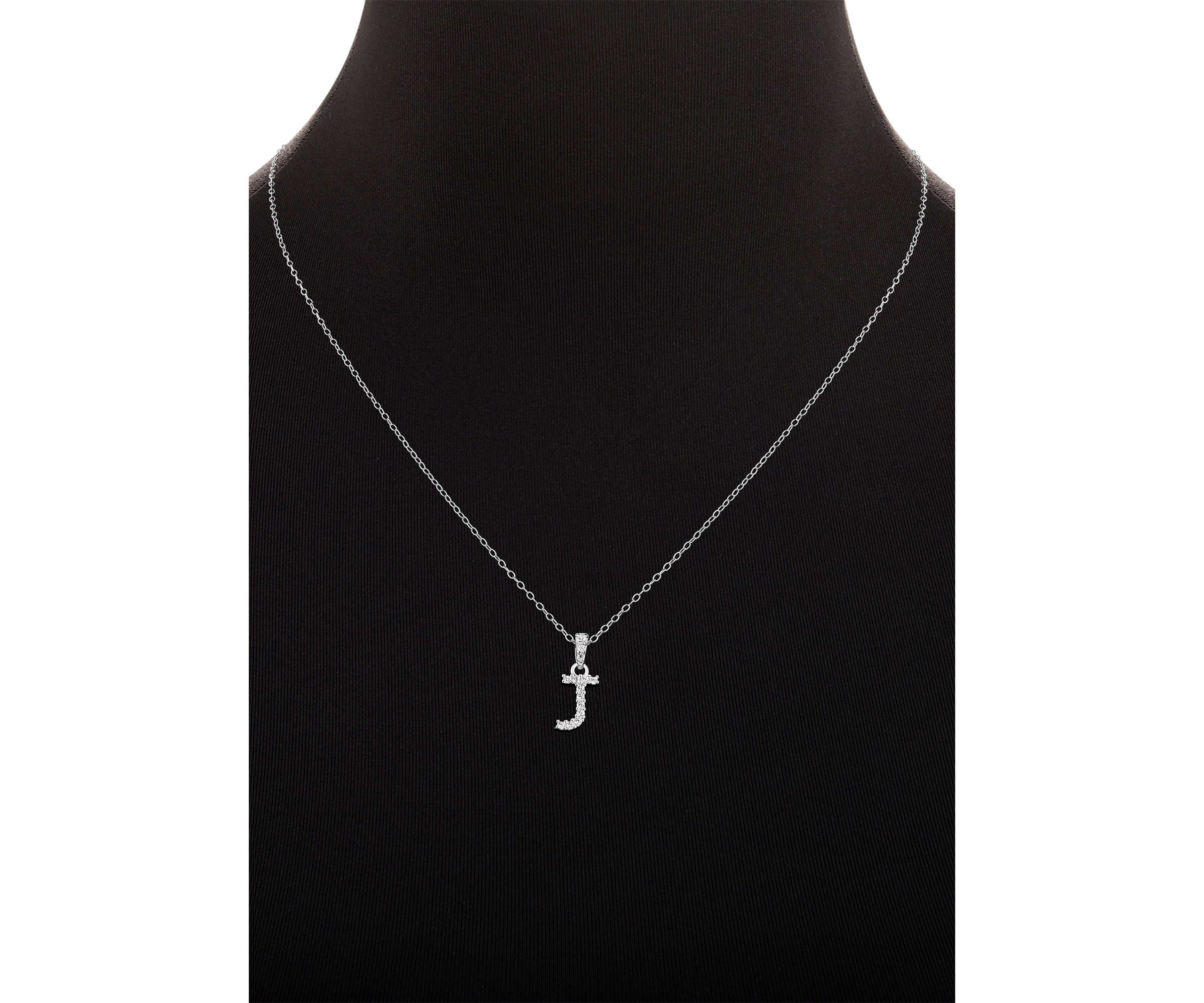 Sterling Silver Cubic Zirconia Initial and Round Earrings Set in Ornament Gift Box