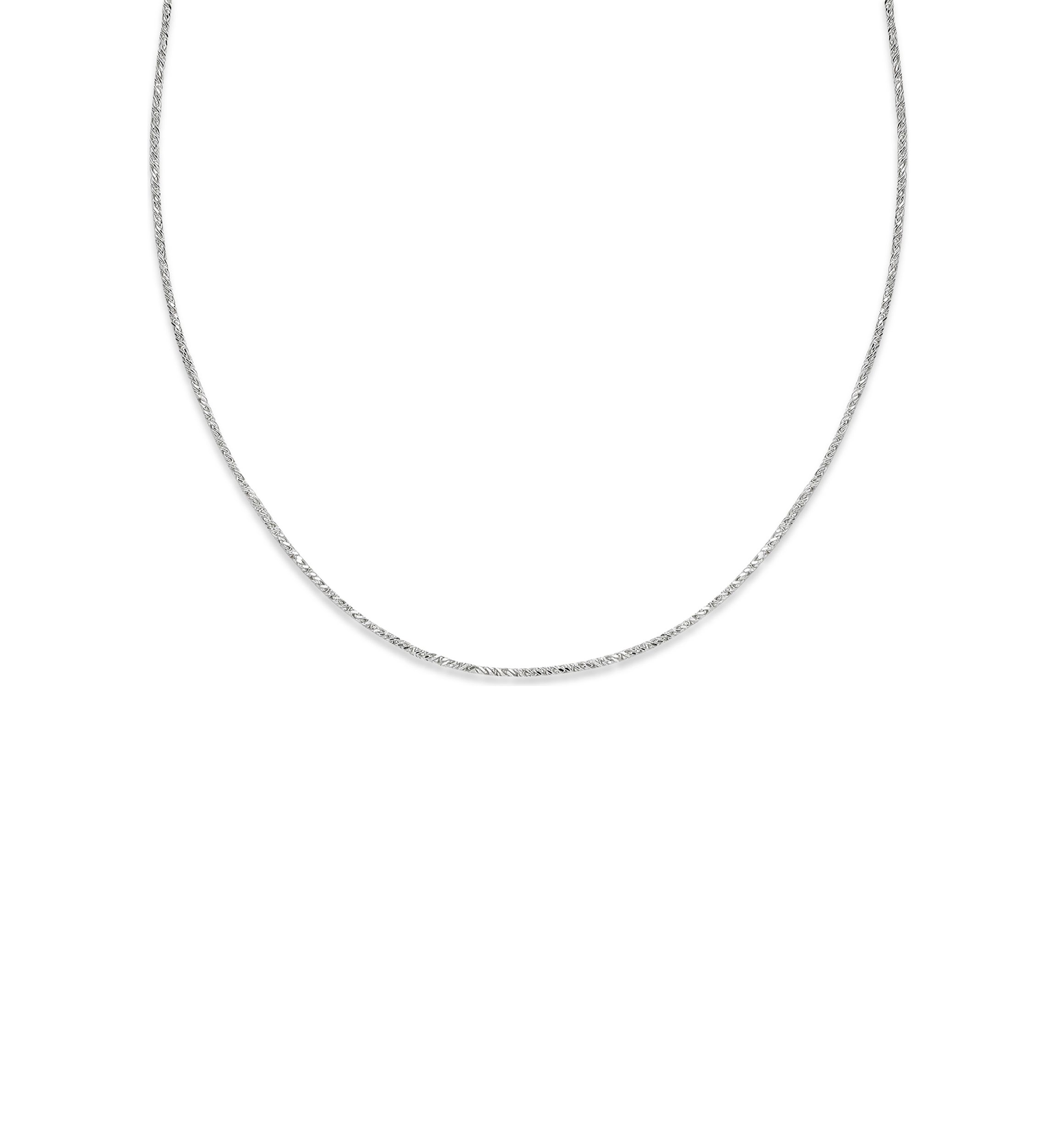 Sparkle Chain Necklace in Sterling Silver