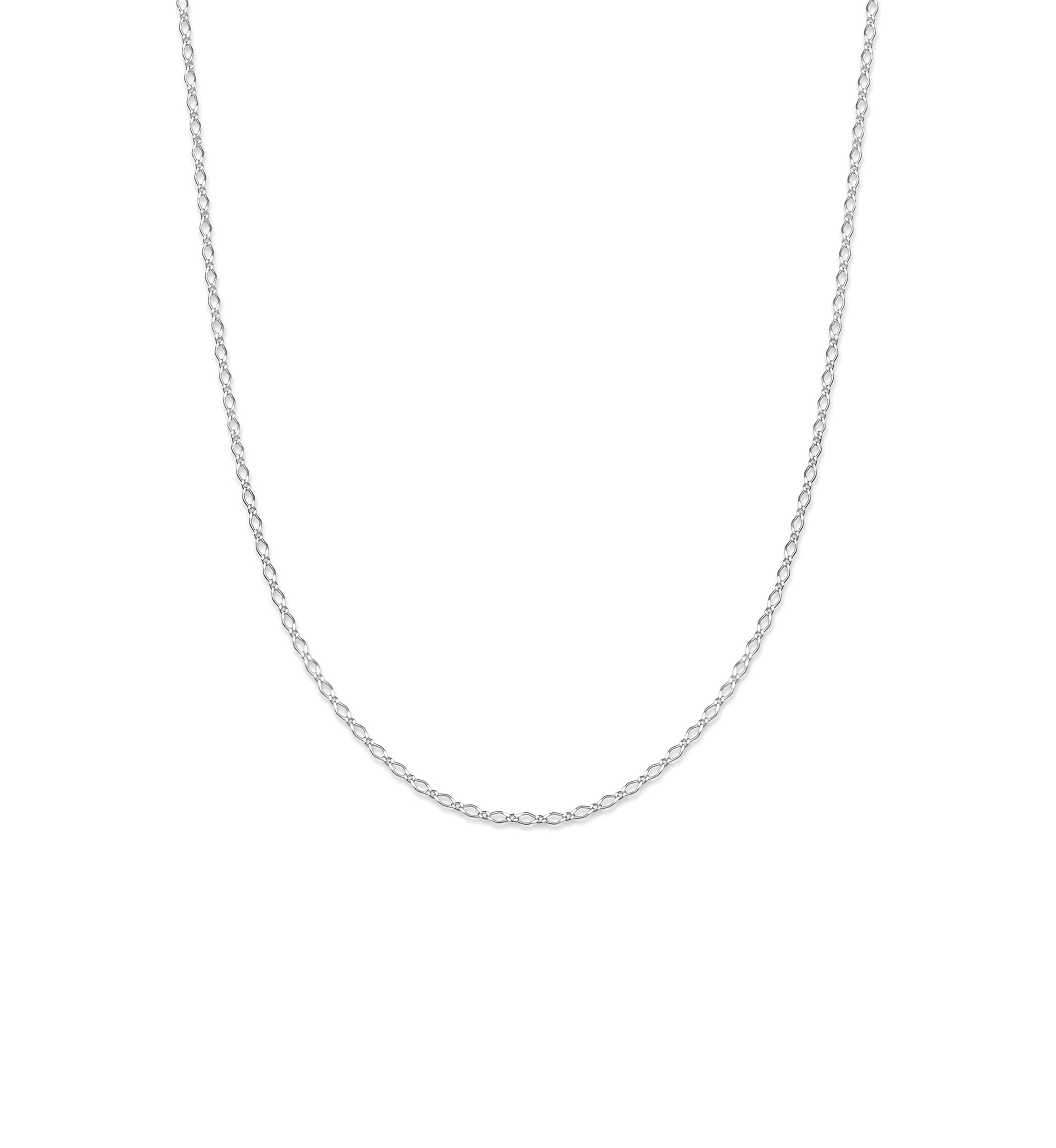 Open Link Chain in Sterling Silver