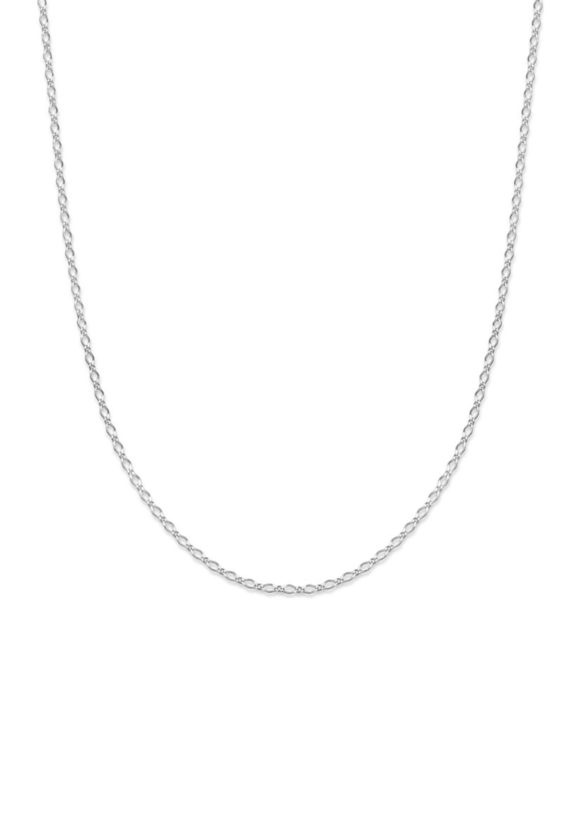 Open Link Chain in Sterling Silver