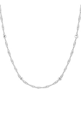 Belk Silverworks Singapore Chain Necklace