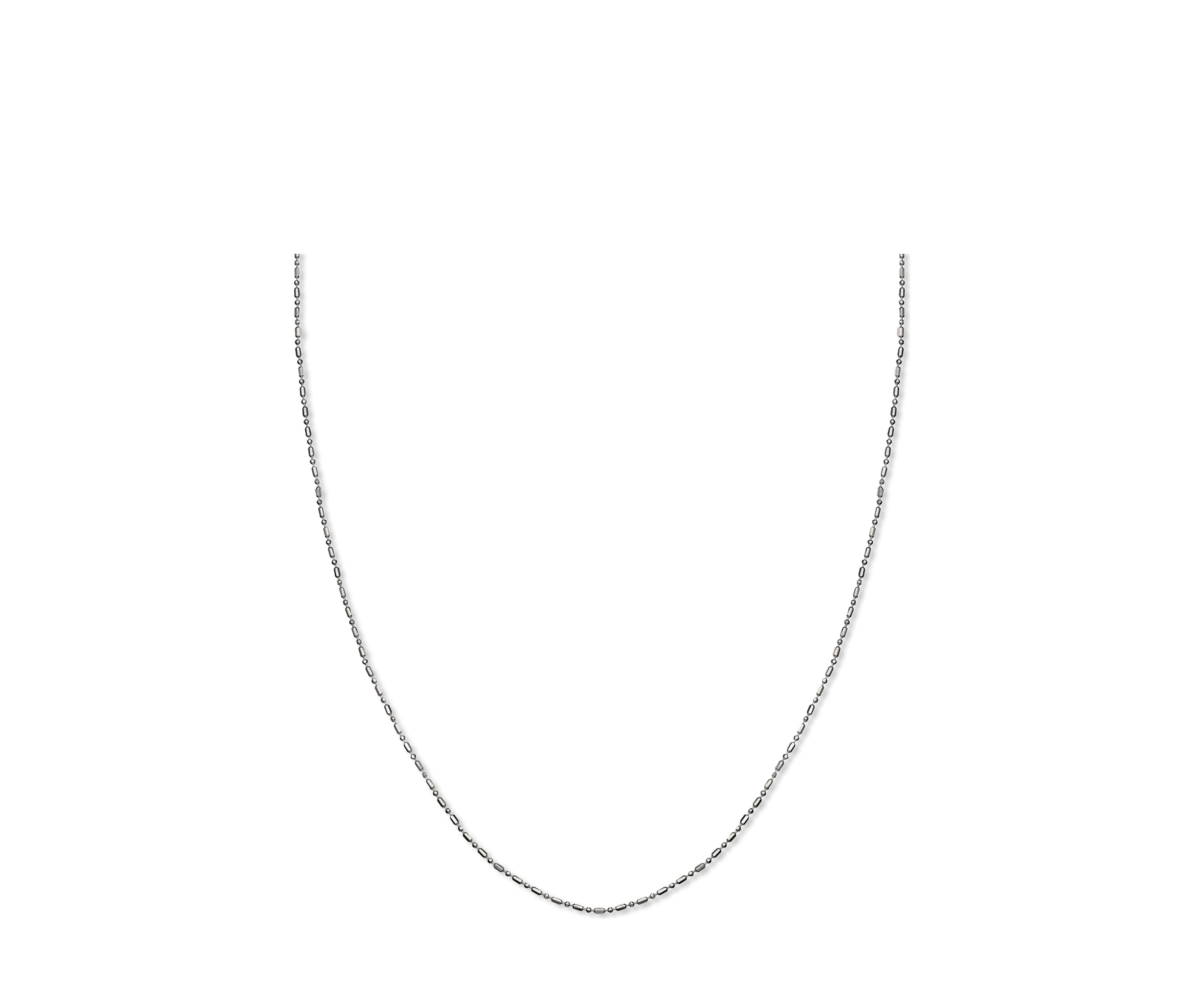 Beaded Chain 18 Inch Necklace