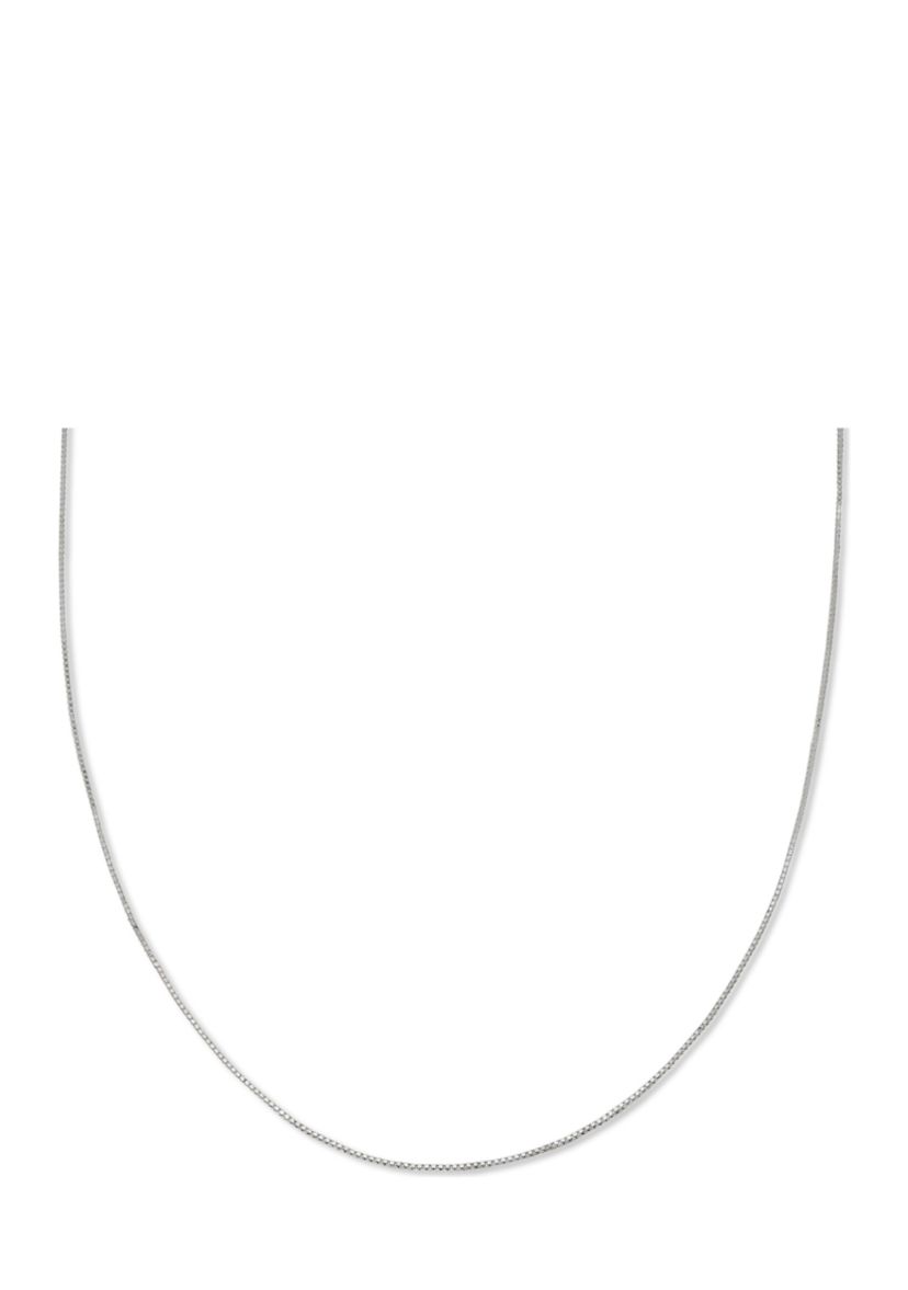 Box Chain 18 Inch Necklace