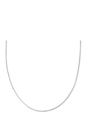 Belk Sterling Silver Box Chain 24 Inch Necklace