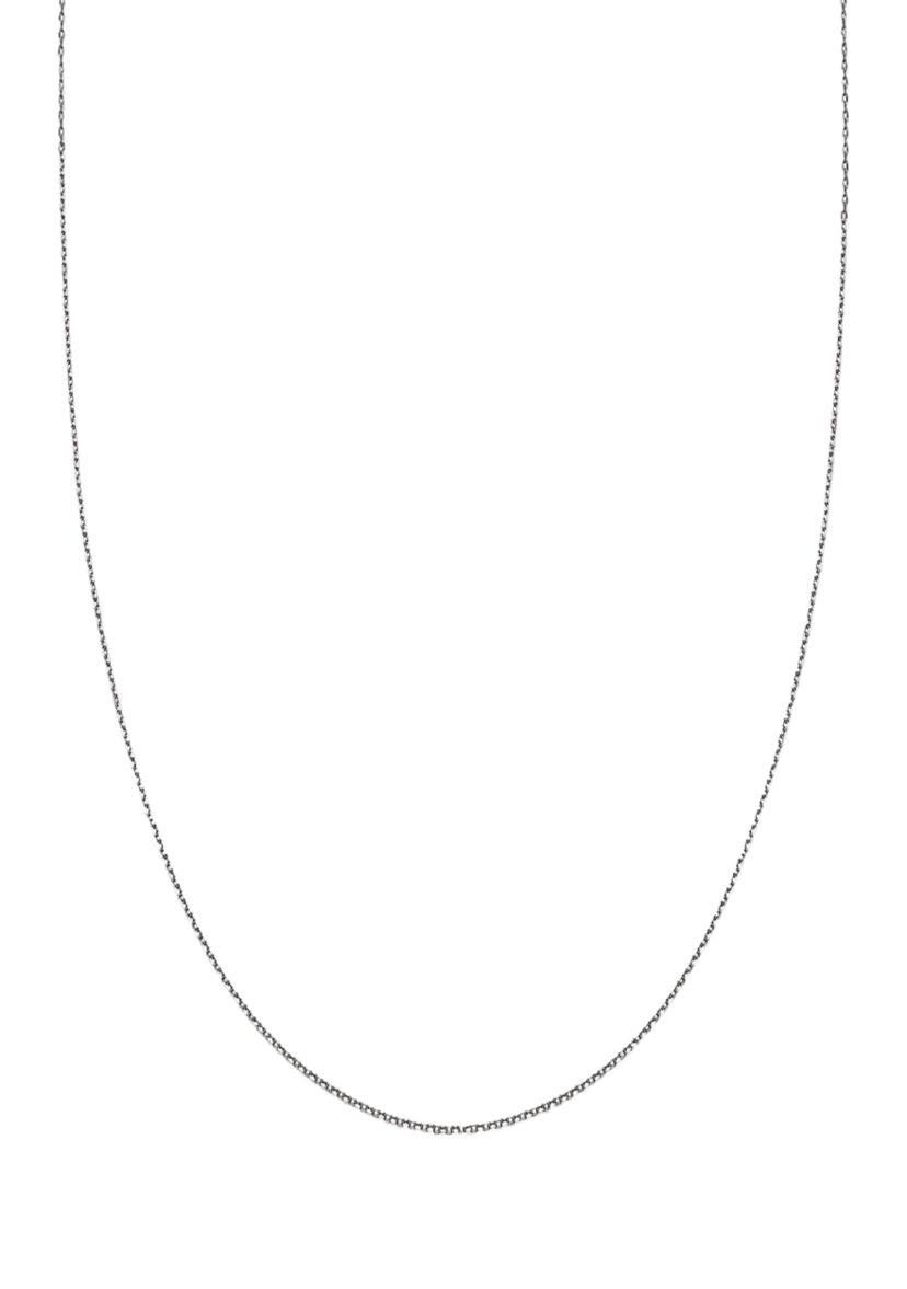 30G 24" Flat Oval Chain Necklace 