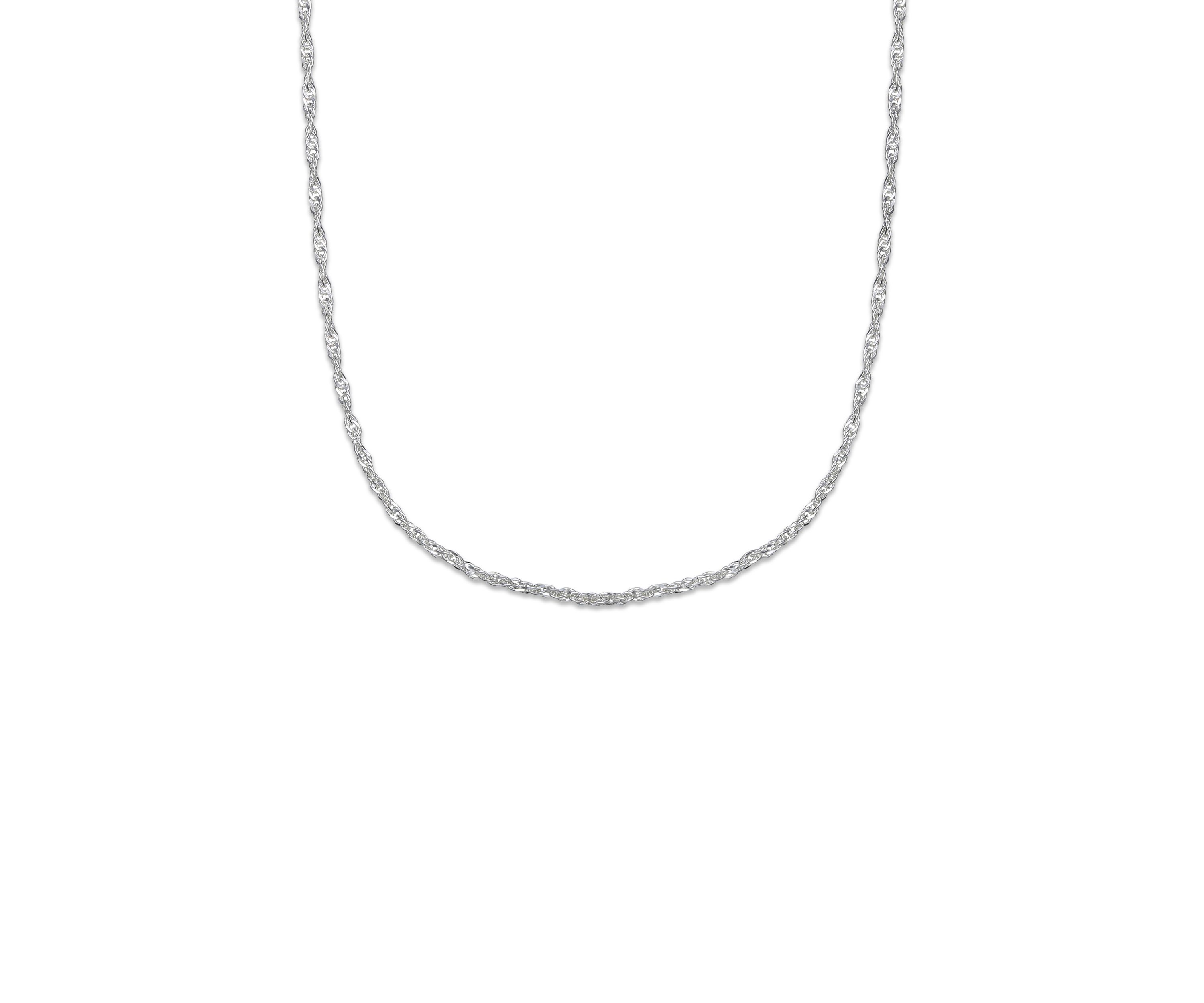 18 Inch Sterling Silver Chain Necklace