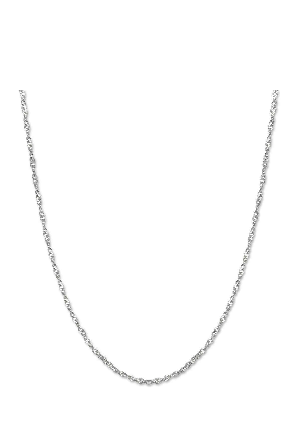 Twisted Cable Chain Necklace in Sterling Silver 