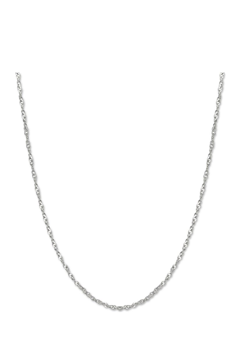 Twisted Cable Chain Necklace in Sterling Silver 