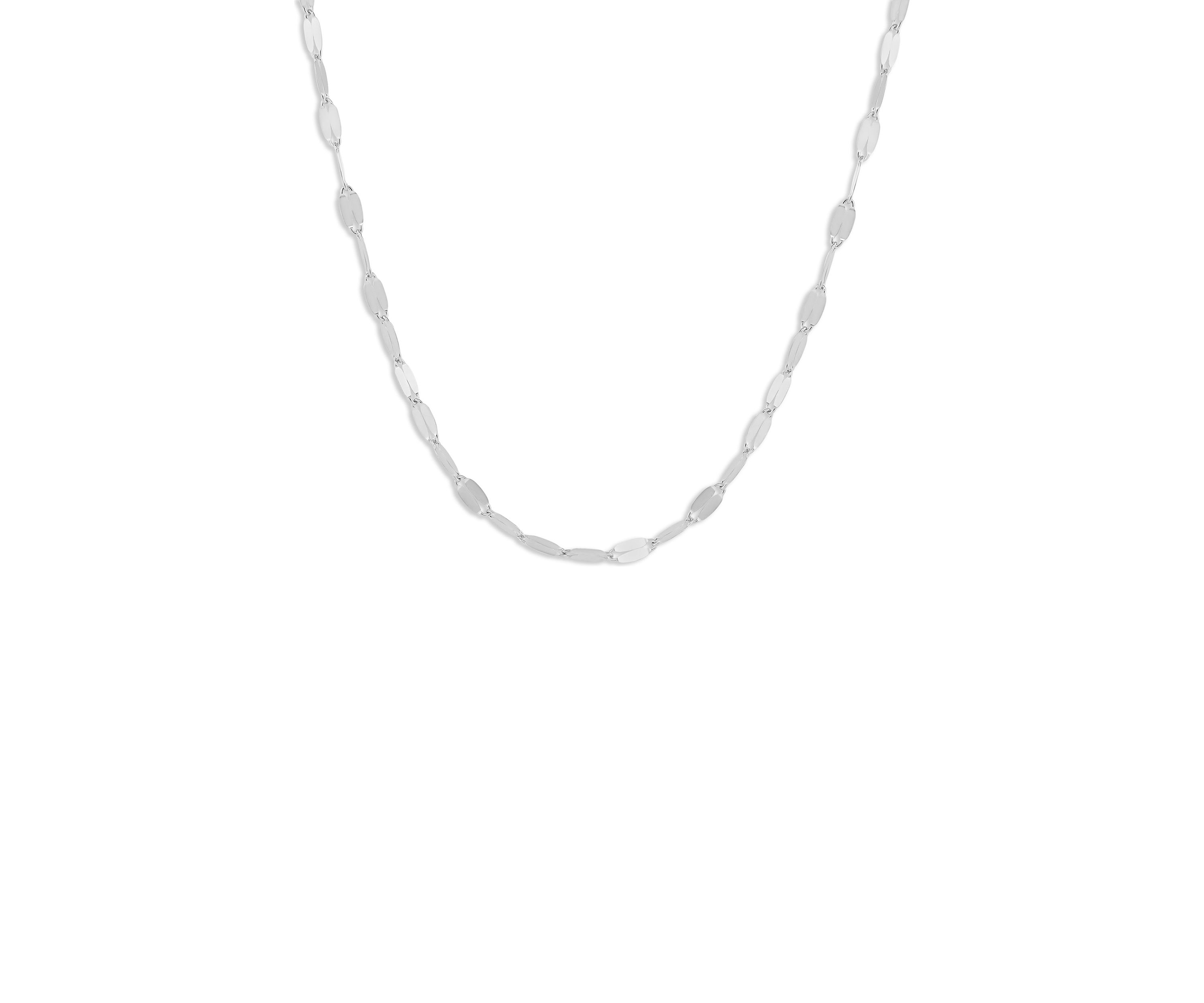 Butterfly Chain 18" Necklace in Sterling Silver