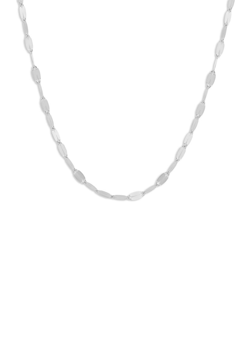Butterfly Chain 18" Necklace in Sterling Silver