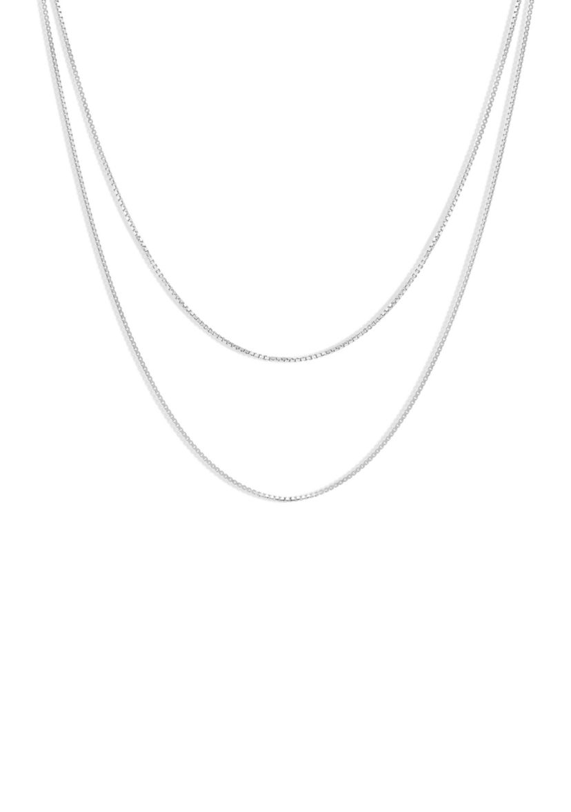 Double Strand Box Chain Necklace