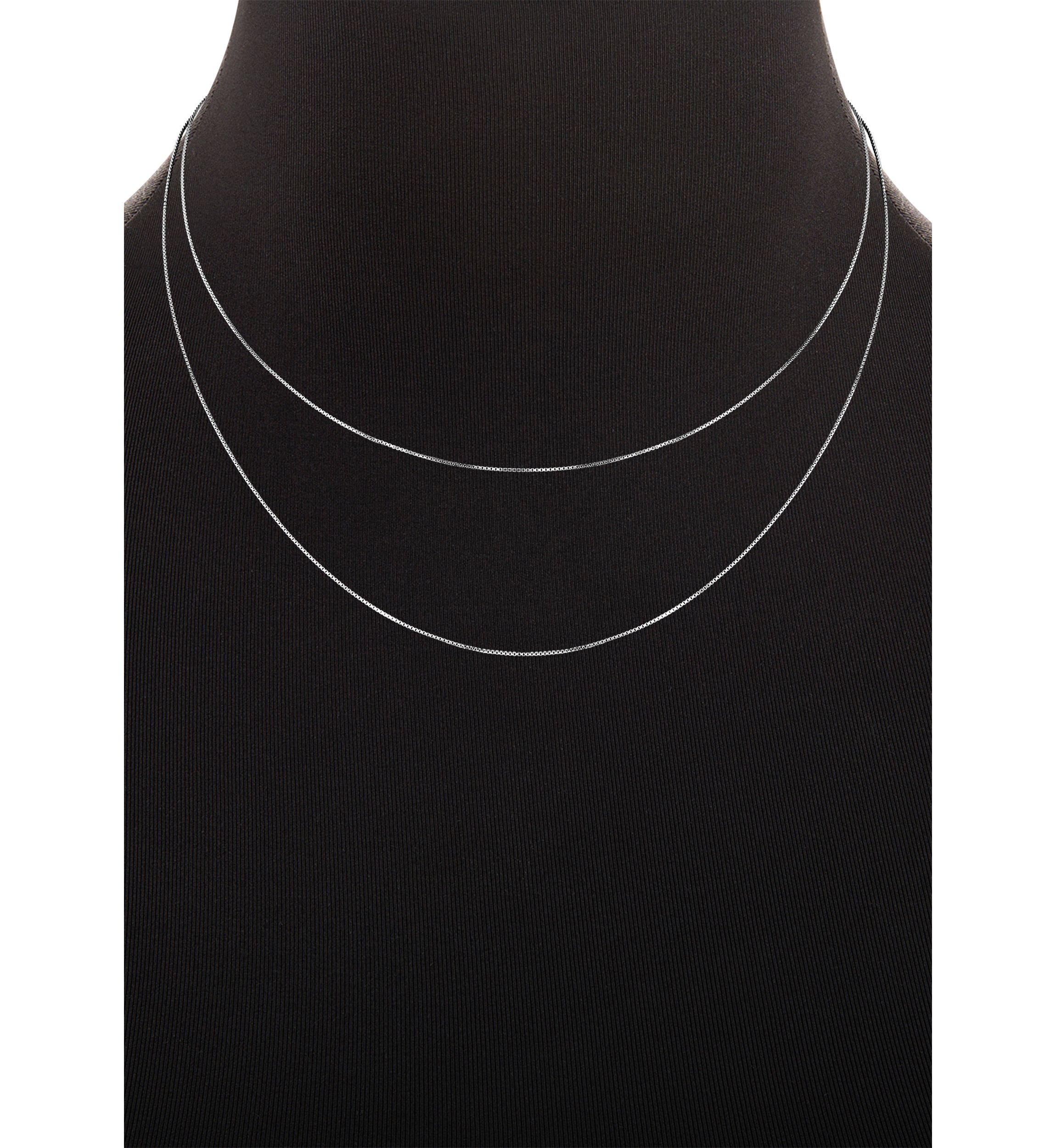 Double Strand Box Chain Necklace