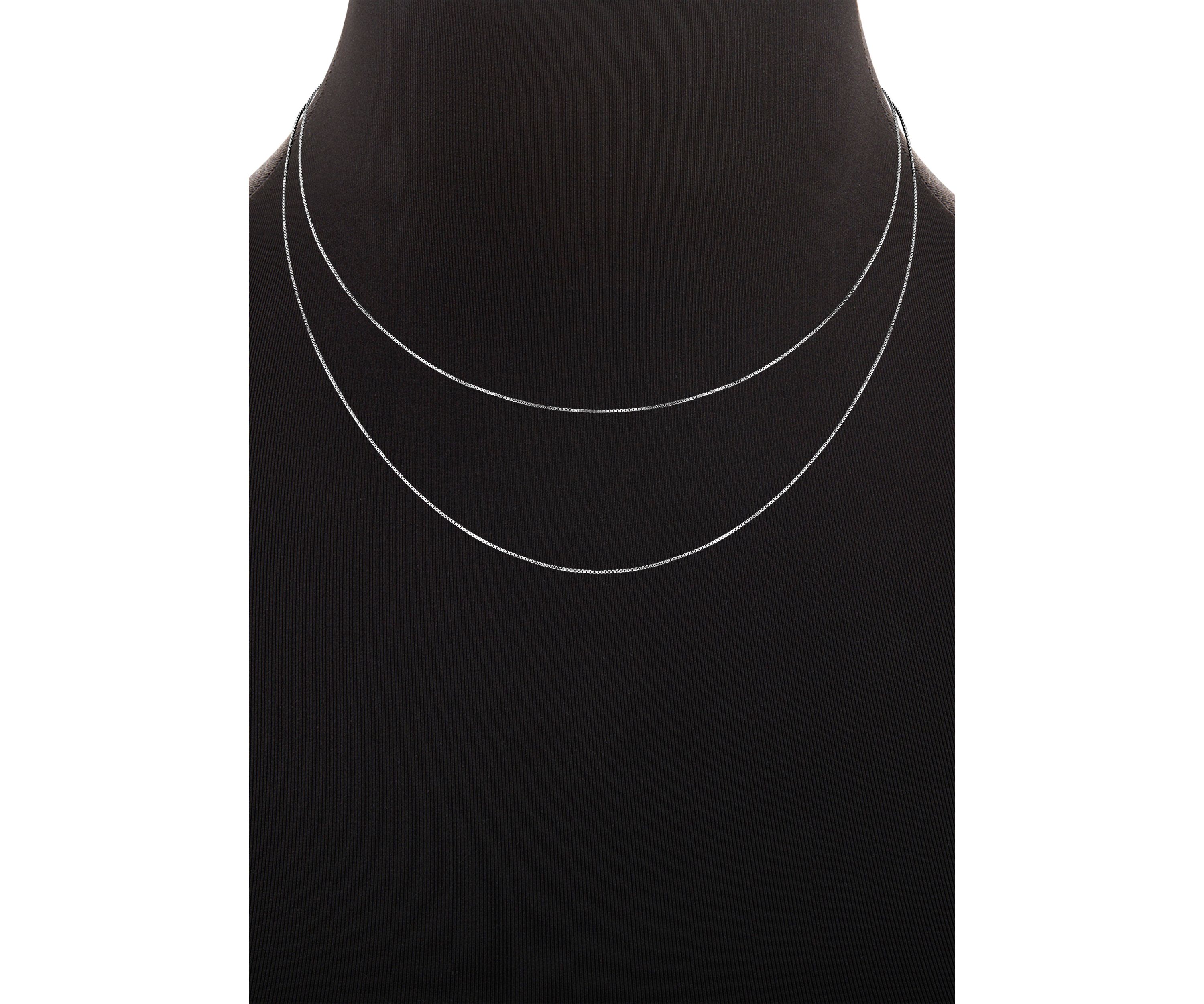 Double Strand Box Chain Necklace