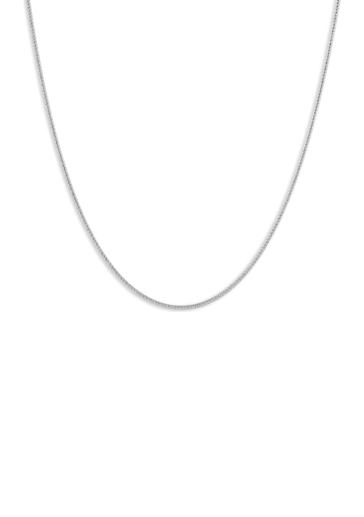 Sterling Silver Snake Chain 16" Necklace