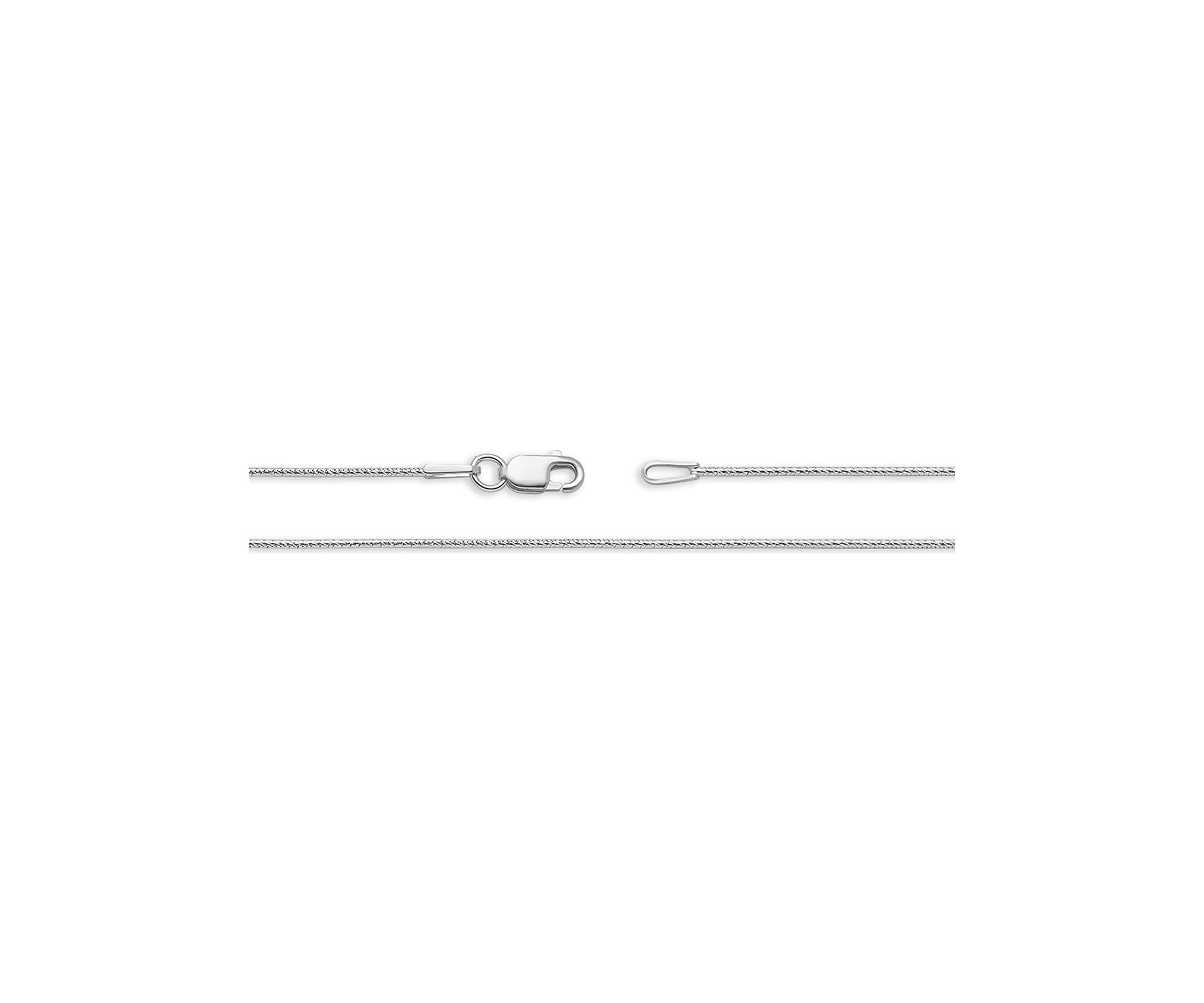Sterling Silver Snake Chain 16" Necklace