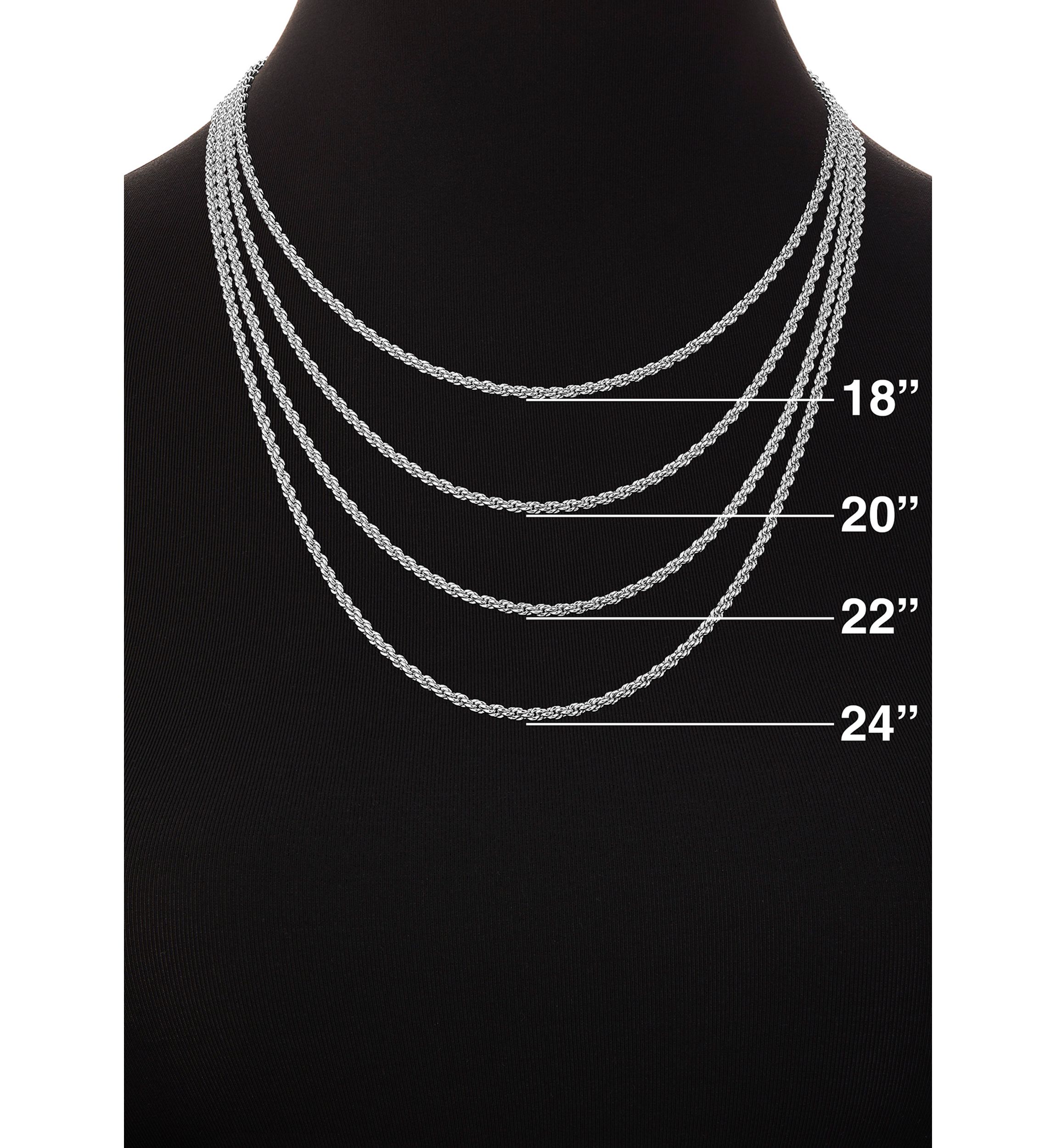 Sterling Silver Snake Chain 20" Necklace