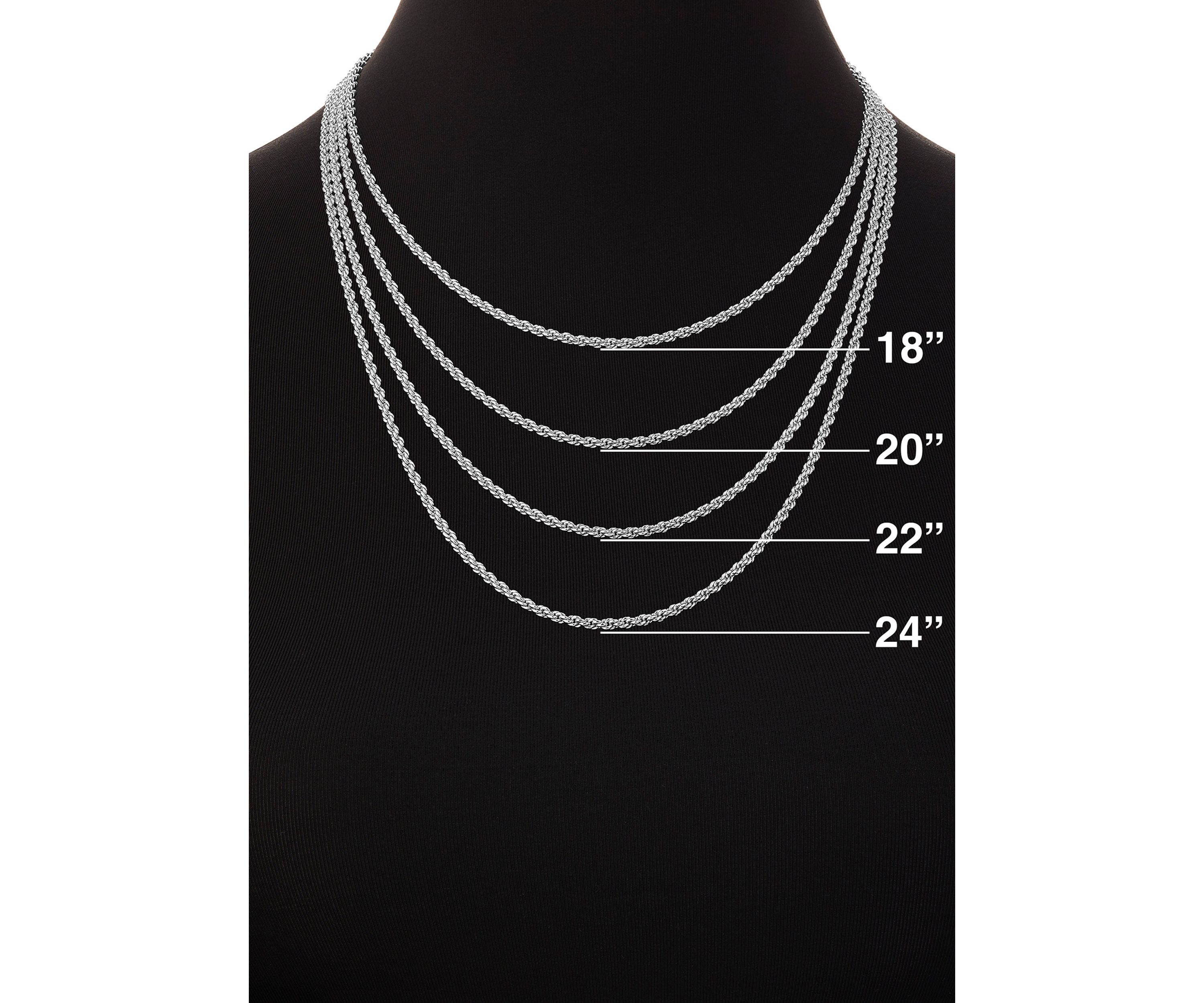 Sterling Silver Snake Chain 20" Necklace