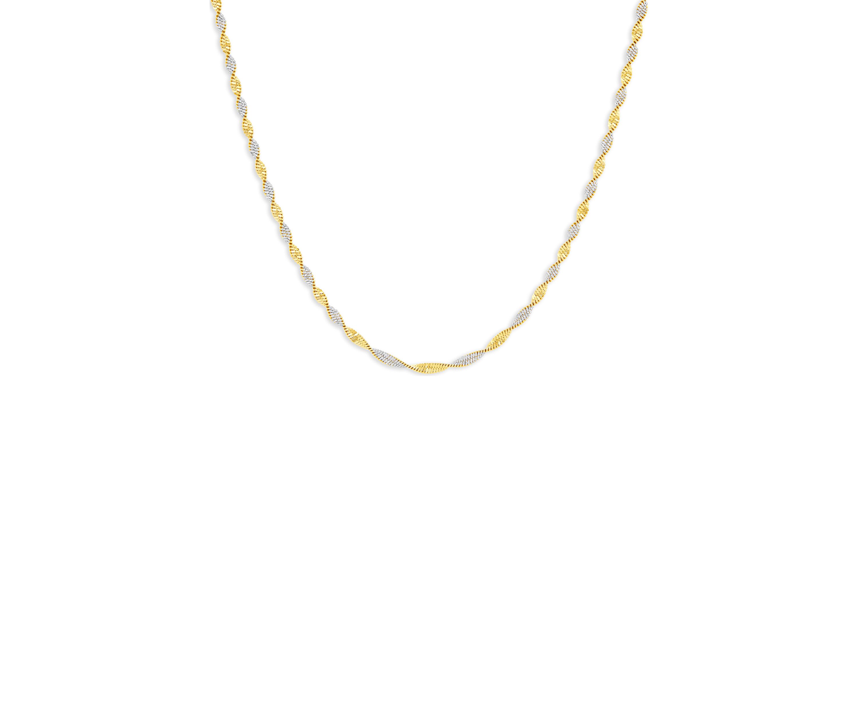 Sterling Silver Twisted Butterfly 18" Chain Necklace