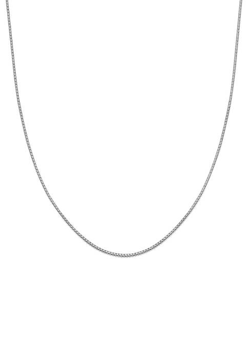 Belk & Co. 24 Inch Box Chain Necklace