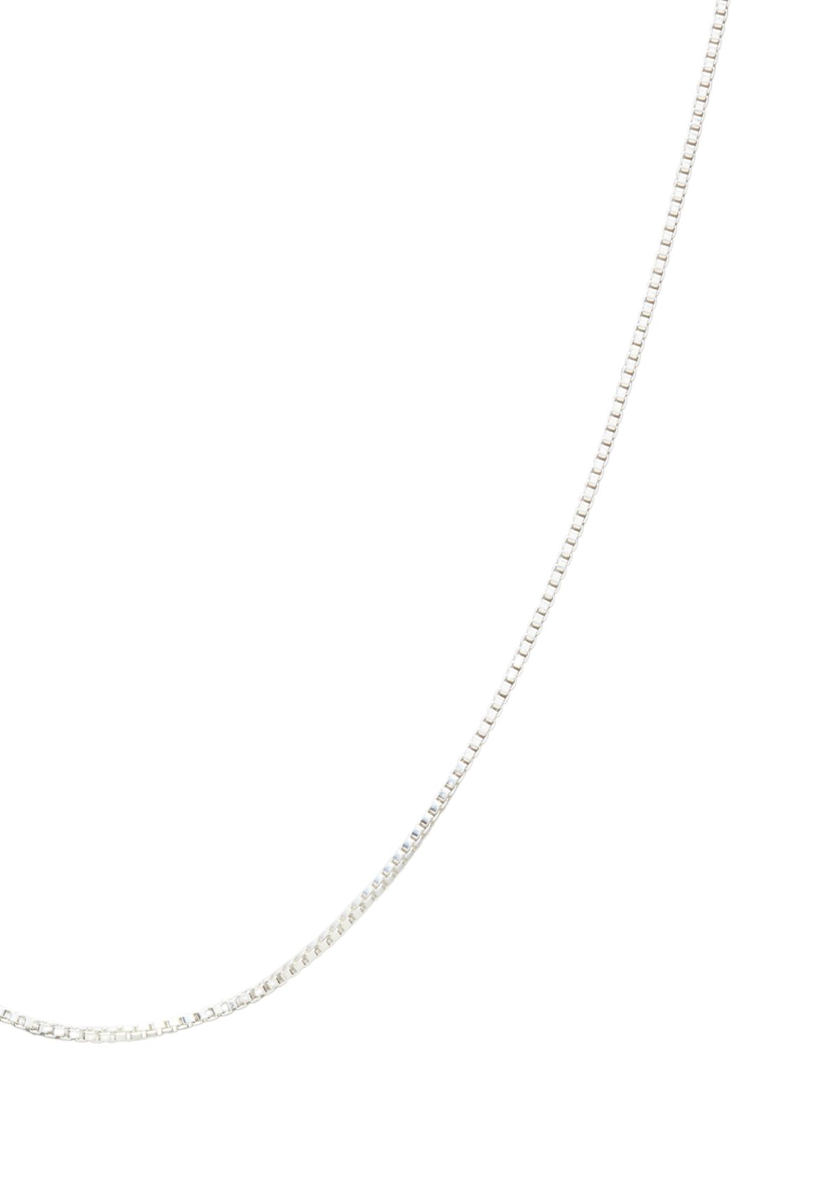 Sterling Silver Box Chain Necklace 