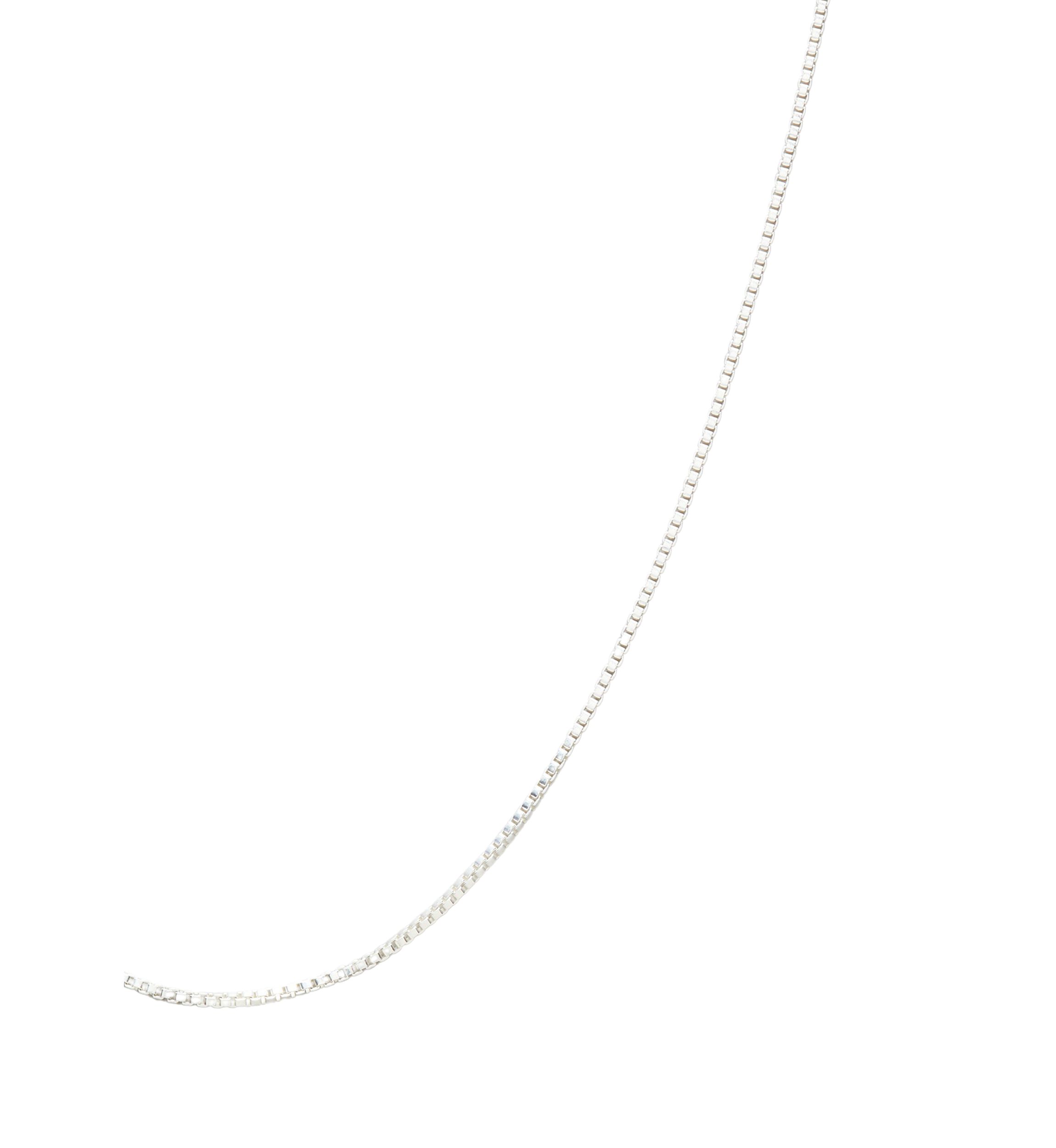 Sterling Silver Box Chain Necklace 