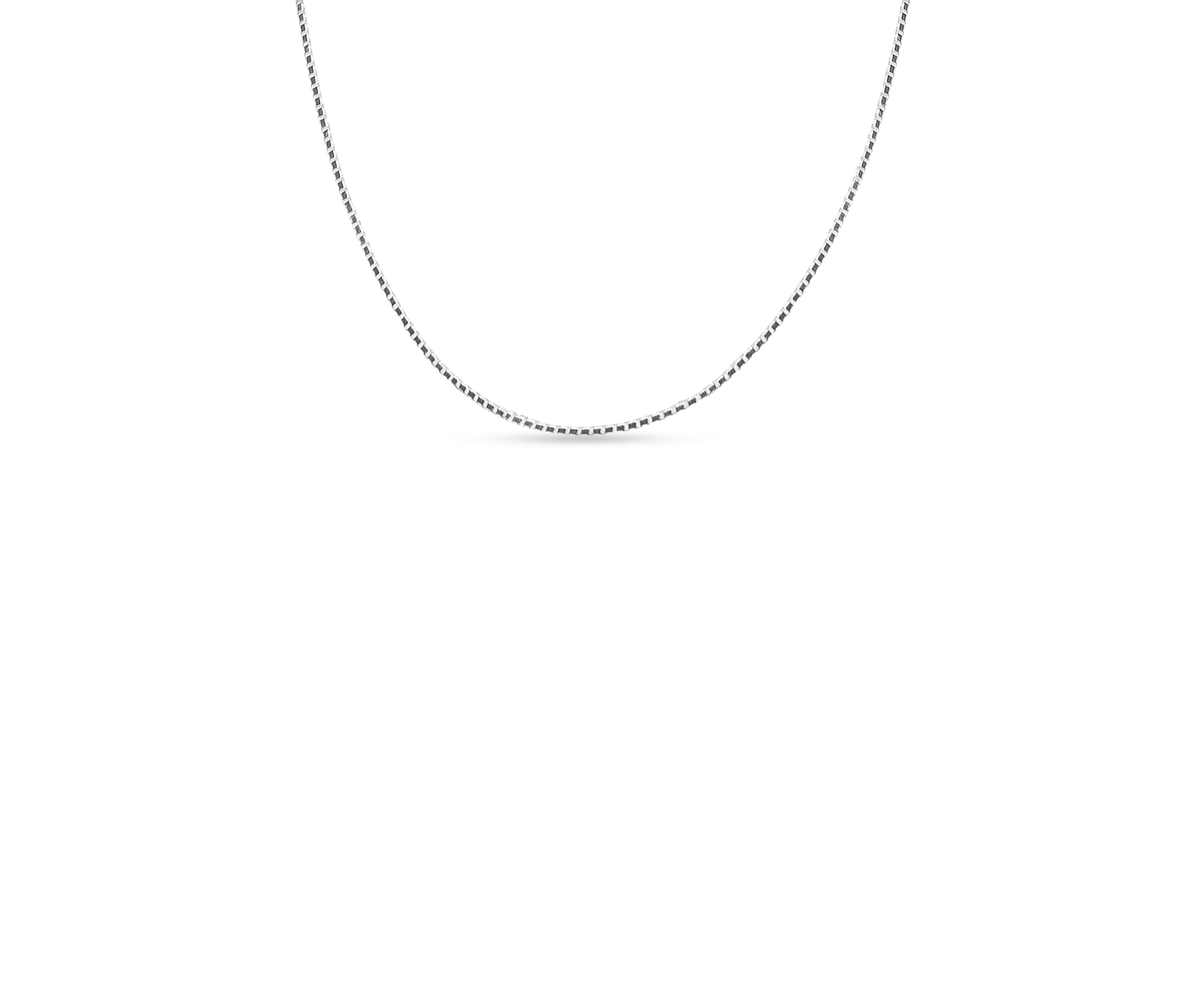 Sterling Silver Box Chain Necklace