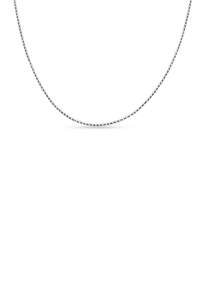 Sterling Silver Box Chain Necklace