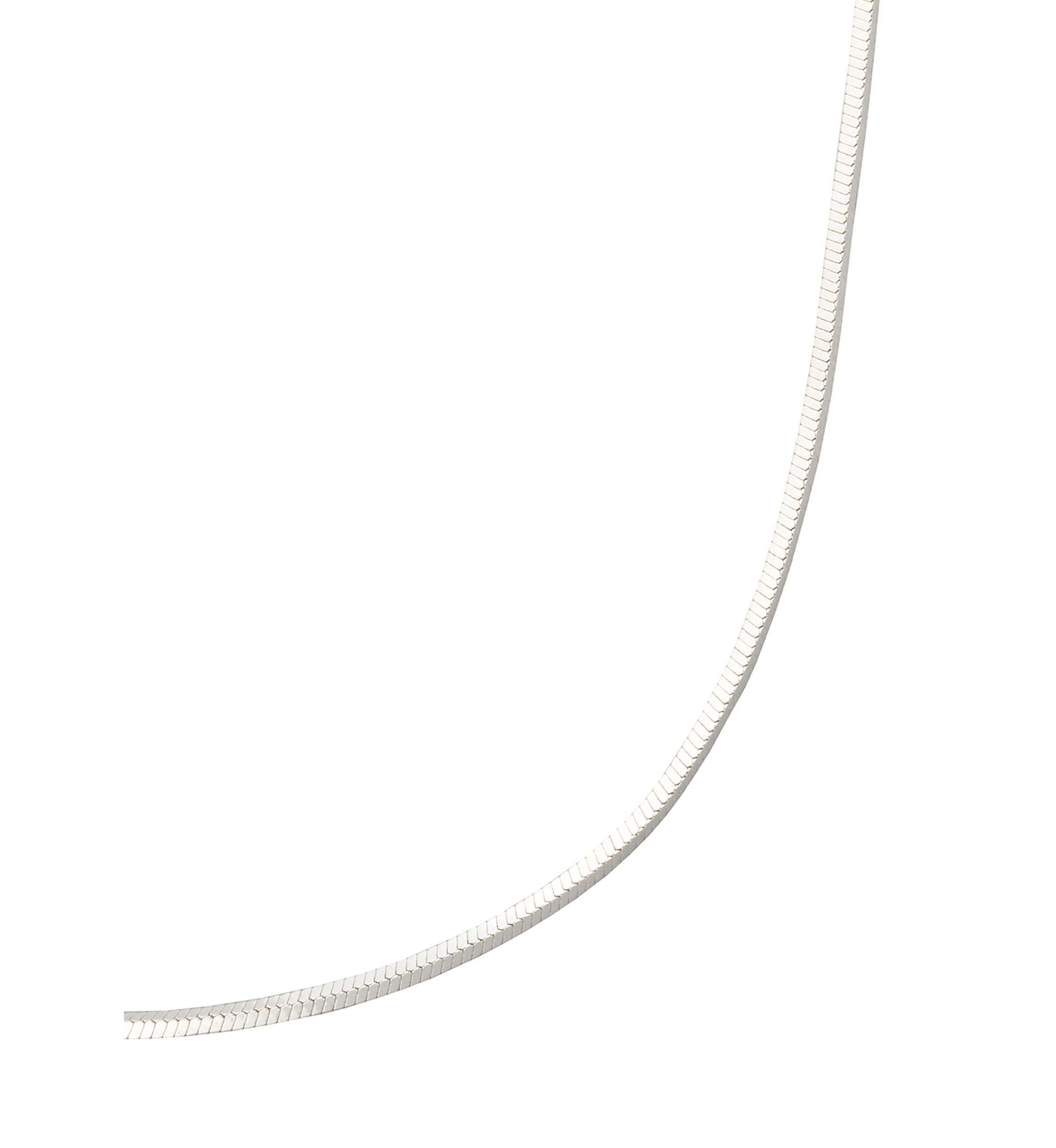 18" Silver Plated Snake Chain Necklace 