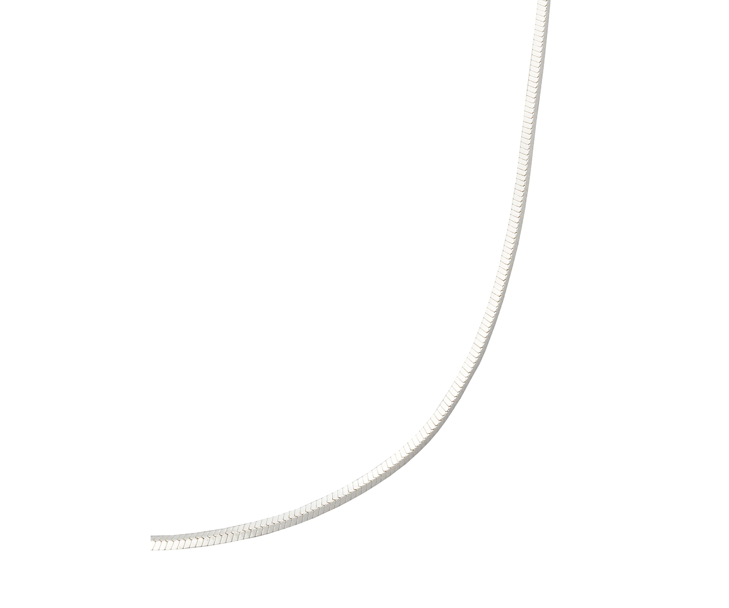18" Silver Plated Snake Chain Necklace 