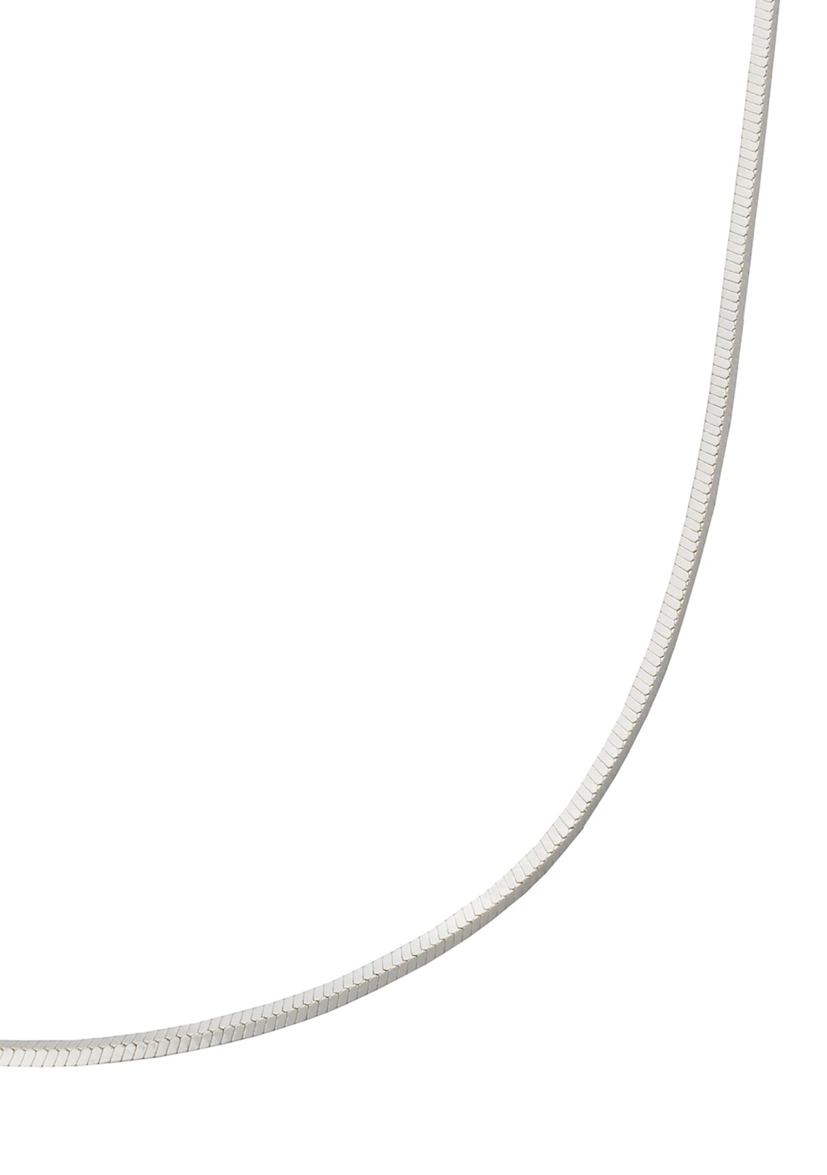 20" Silver Plated Snake Chain Necklace 