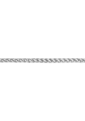 Belk Silverworks Plated 18'' Franco Chain Necklace, Silver, 18 in