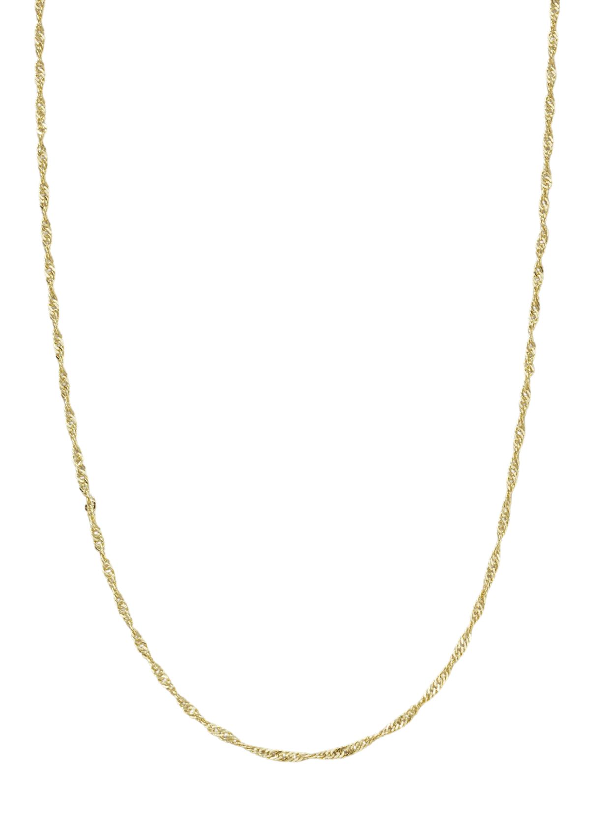 30 Gauge Gold-Tone Necklace
