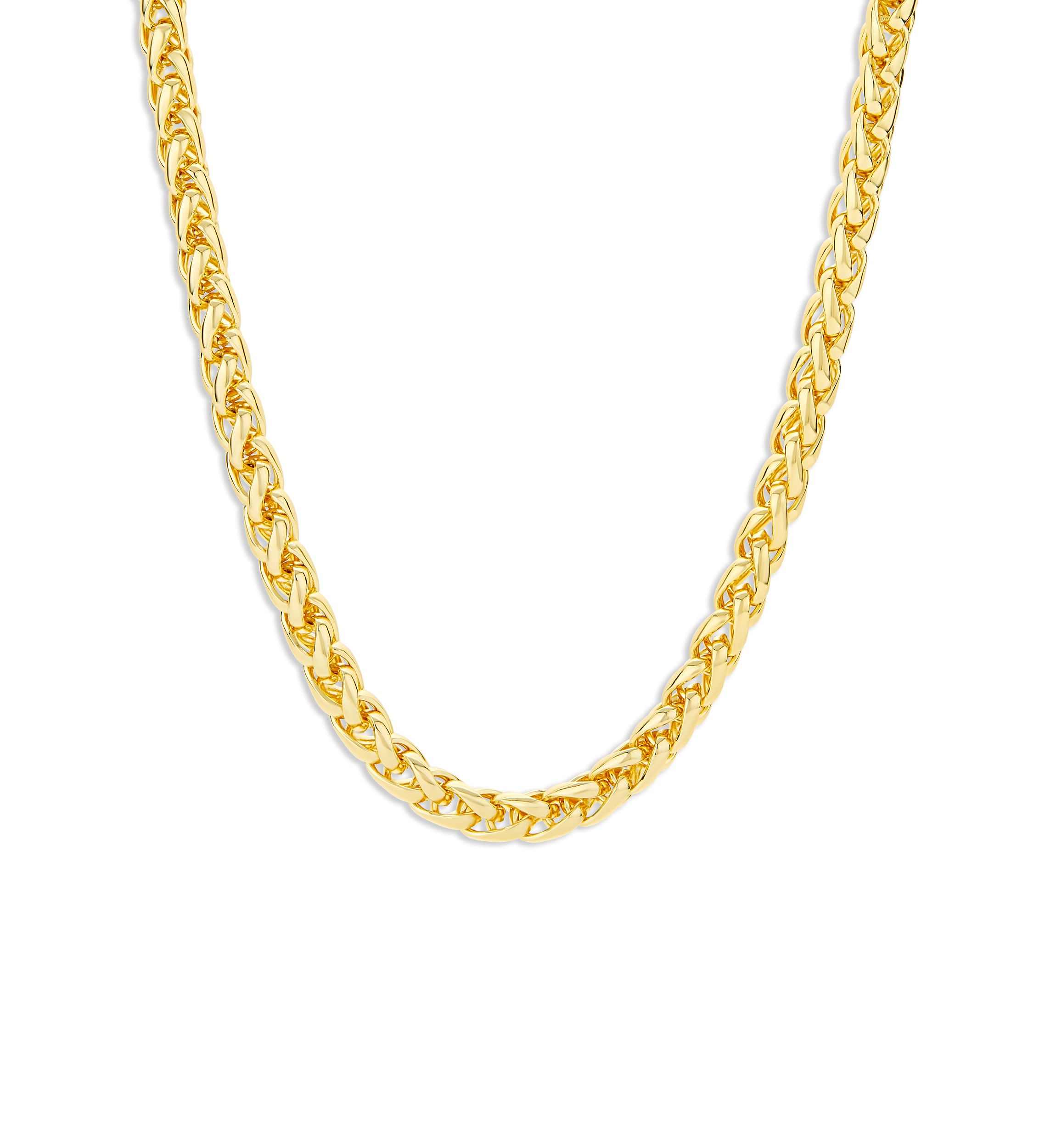 Plated 18 Franco Chain Necklace