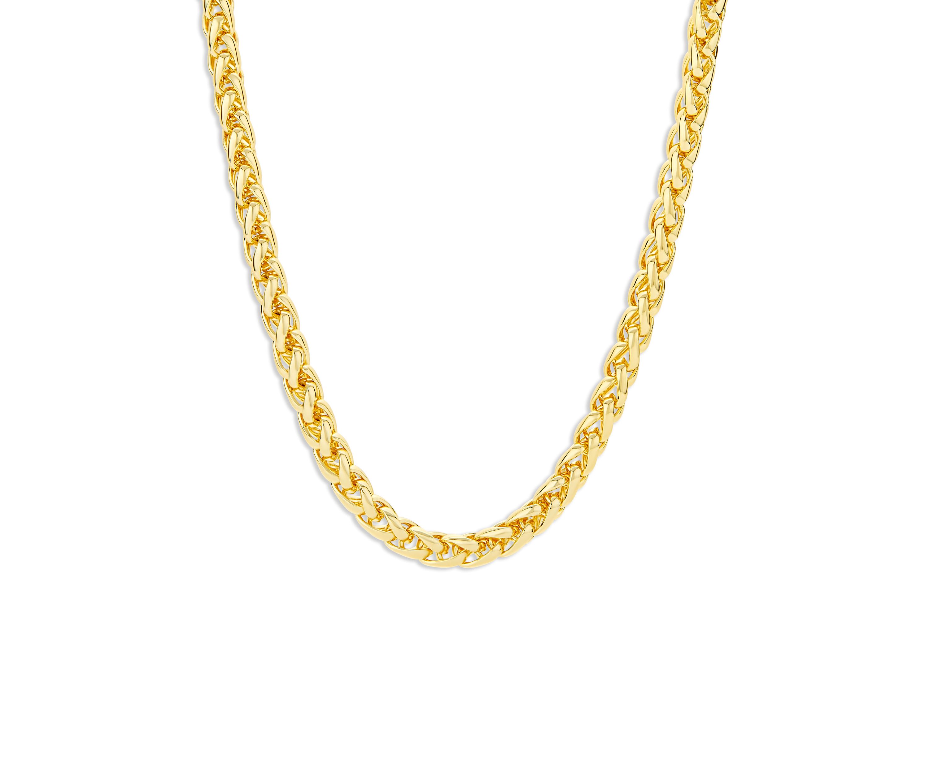 Plated 18 Franco Chain Necklace