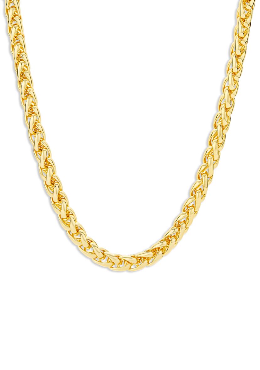 Plated 18 Franco Chain Necklace
