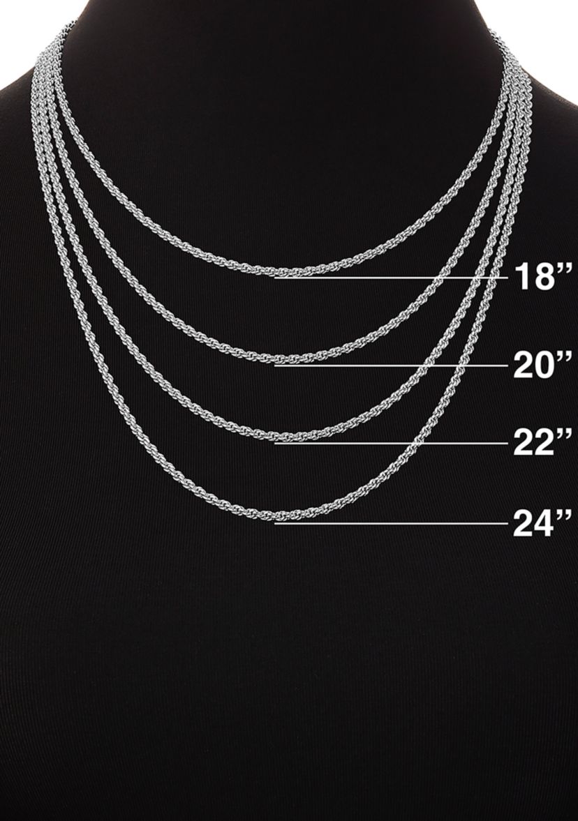 Sterling Silver Snake Chain 18" Necklace