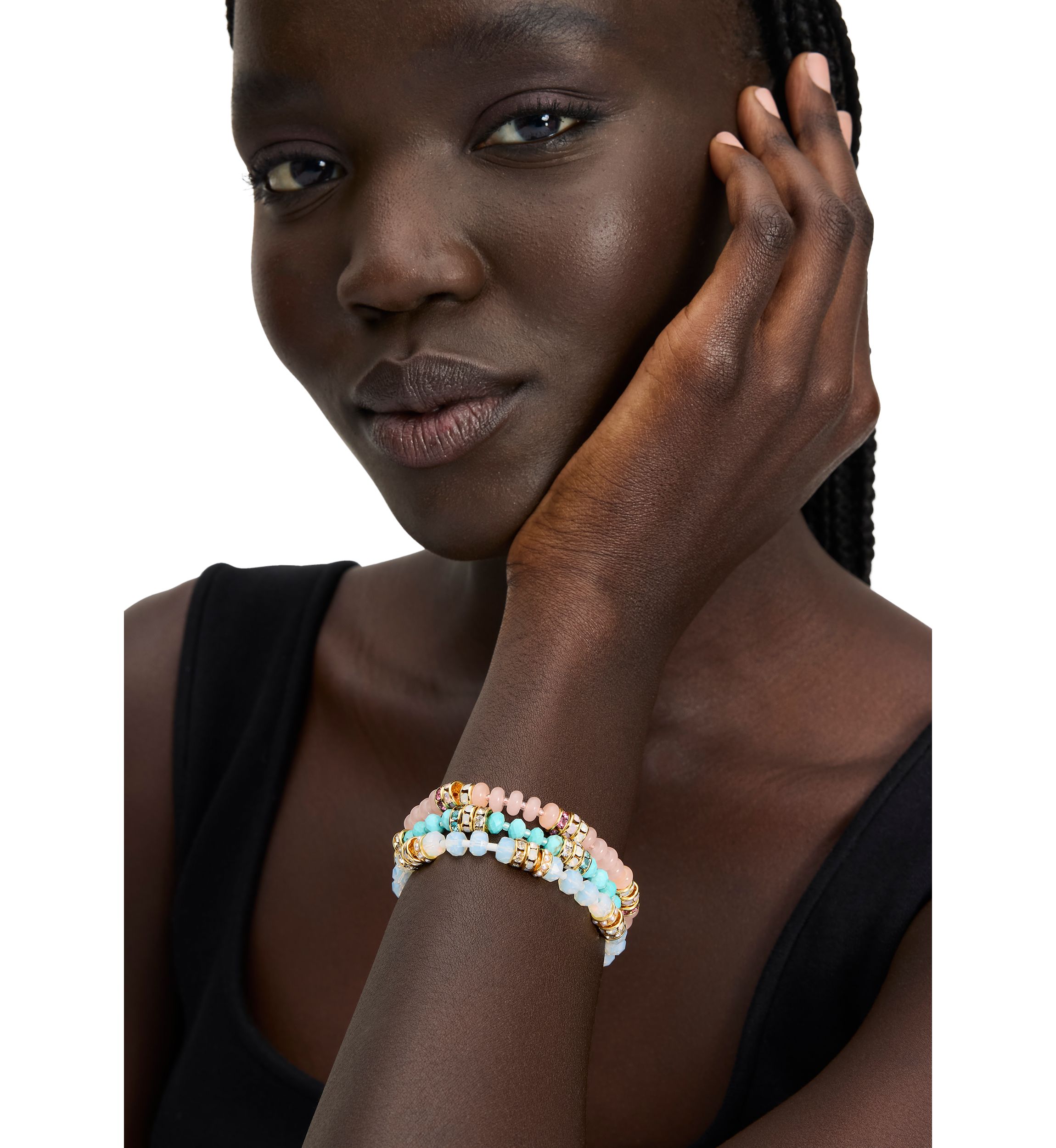Lab Grown Beaded Bracelet