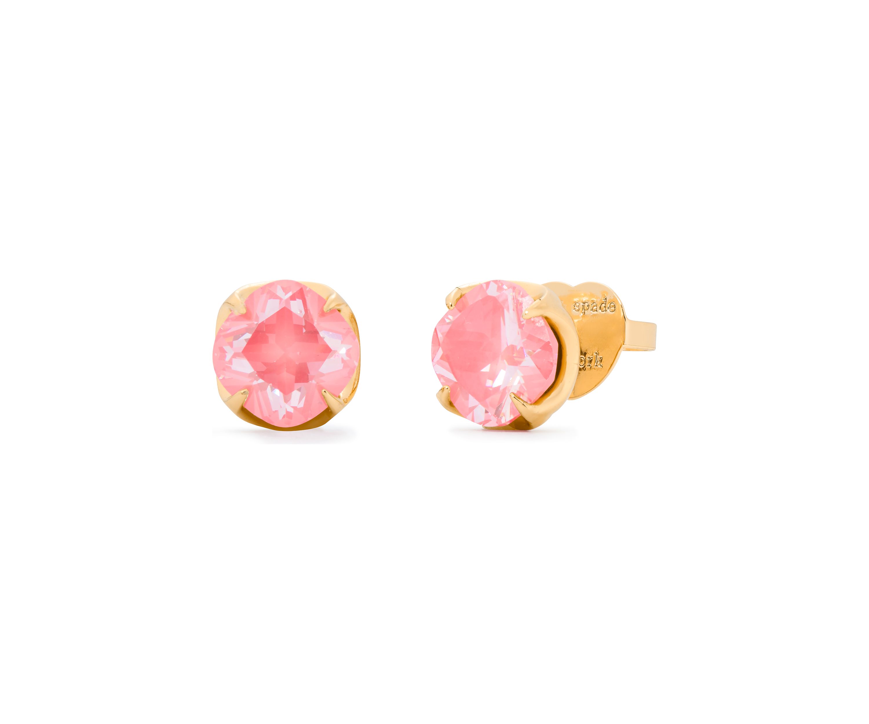 10 Millimeter Spade Flower Stud Earrings