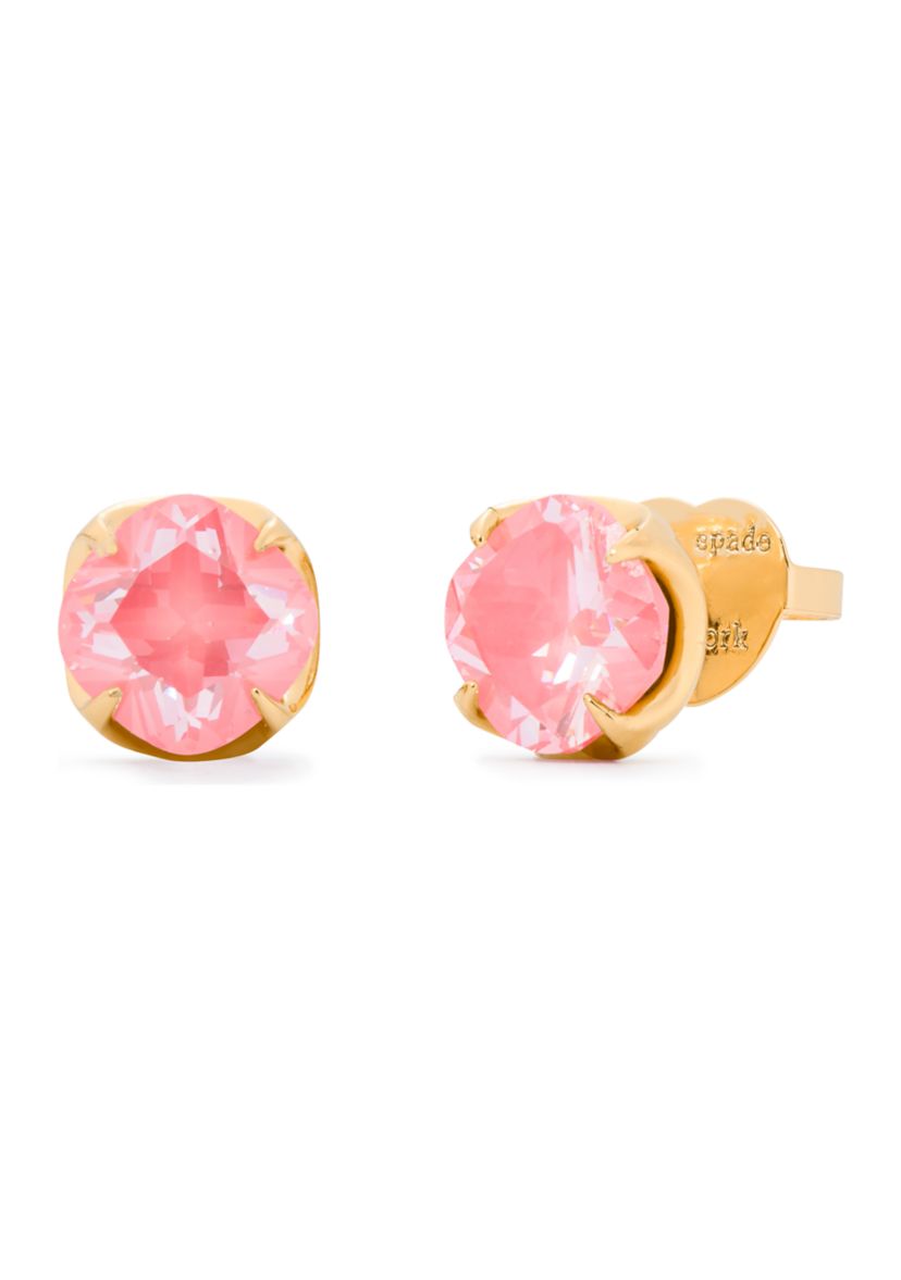 10 Millimeter Spade Flower Stud Earrings
