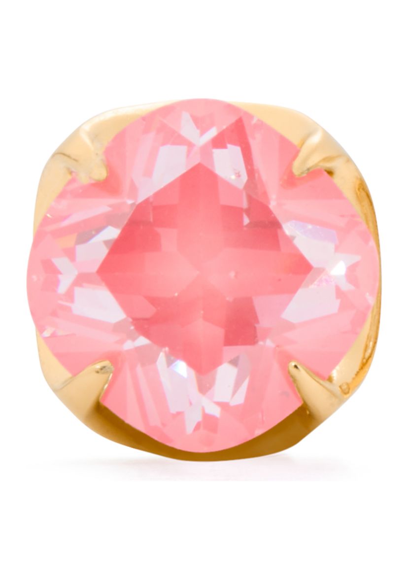 10 Millimeter Spade Flower Stud Earrings
