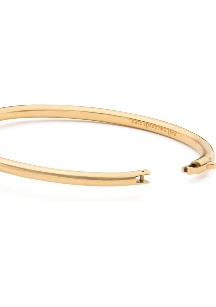 Two Tone Double Knot Bangle Bracelet