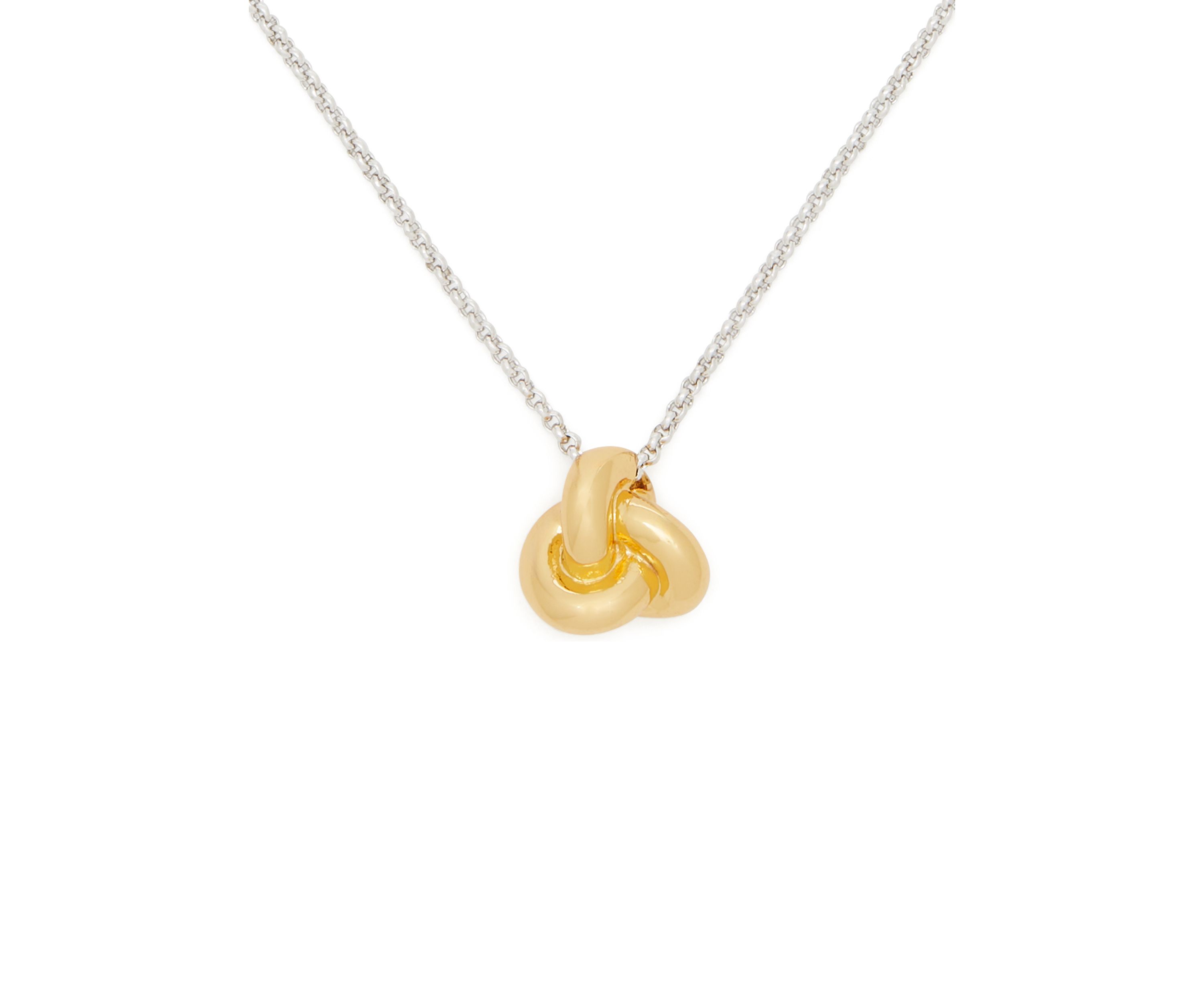 Double Knot Pendant Necklace